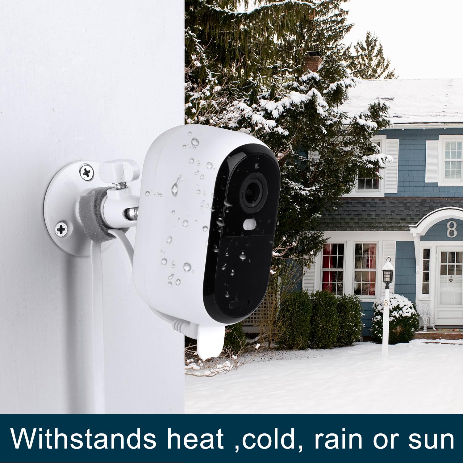 Itodos 16.4Ft/5M Charging Cable For Arlo Essential Wireless Security Camera, 2Nd Generation With Adapter, Weatherproof Outdoor F