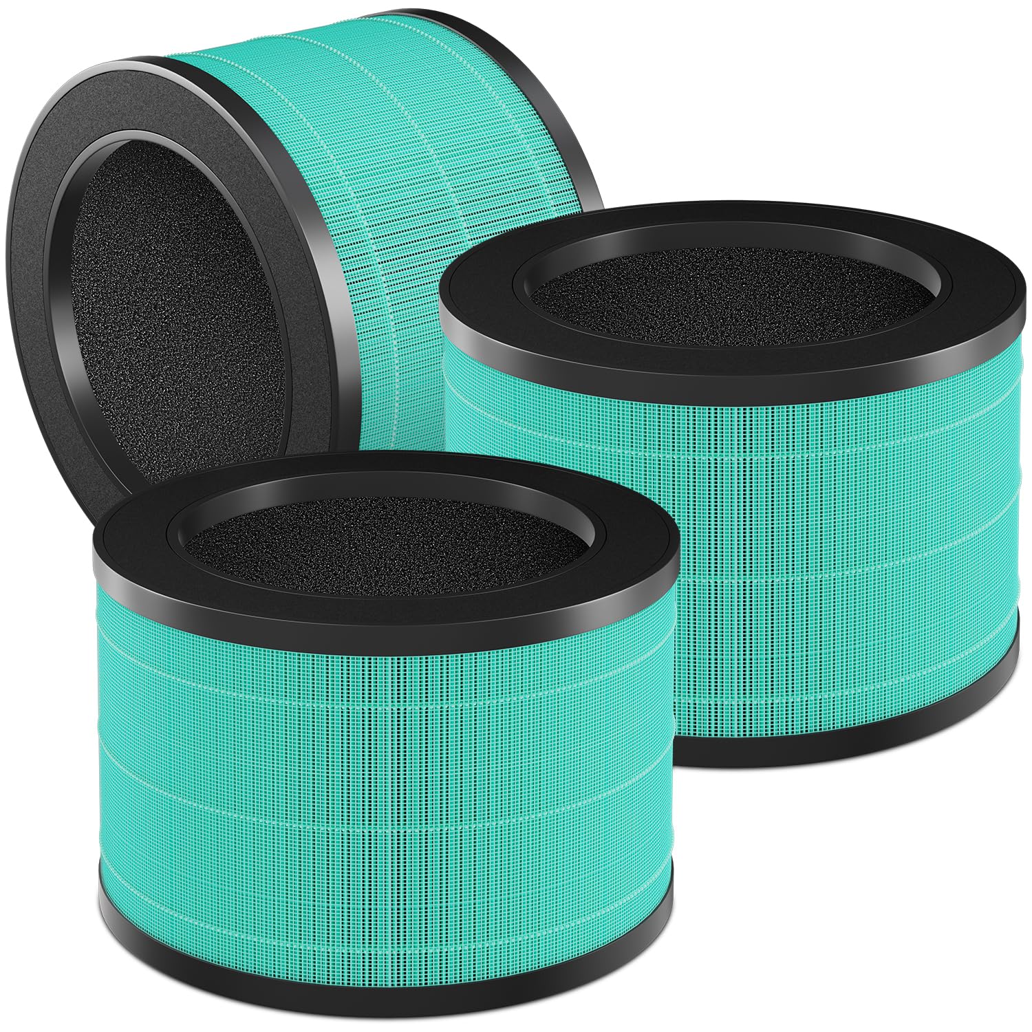 Zyzcbxzc 3 Pack Mk06 Mk01 True Hepa Replacement Filter Compatible With Aroeve Mk01 Mk06 And Kloudi Dh Jh01 Air Purifier