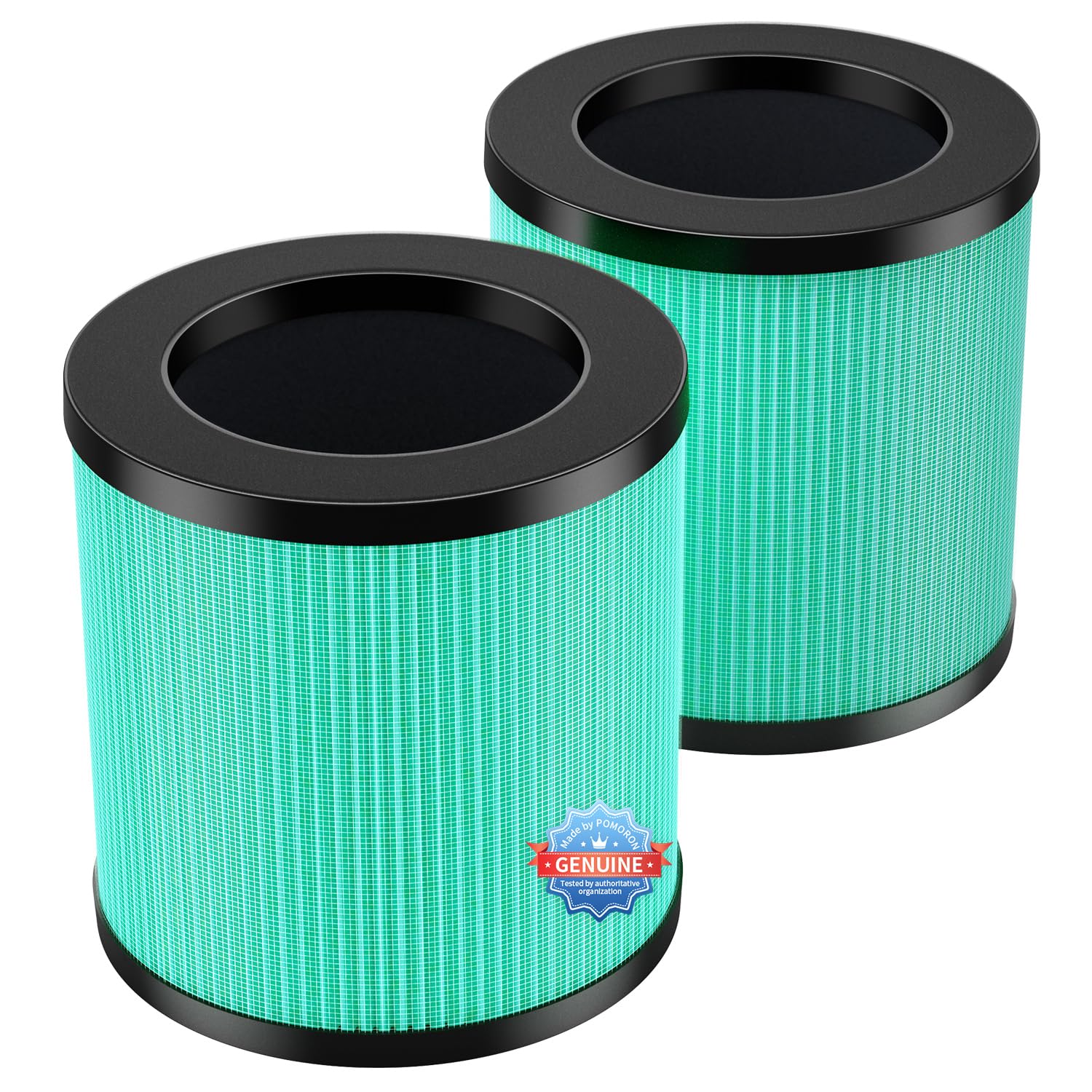 Pomoron Mj002H Pet Care Replacement Filters, 4 Stage Filtration, High Efficiency Hepa Filter, Activated Carbon, Multi Layer Filt