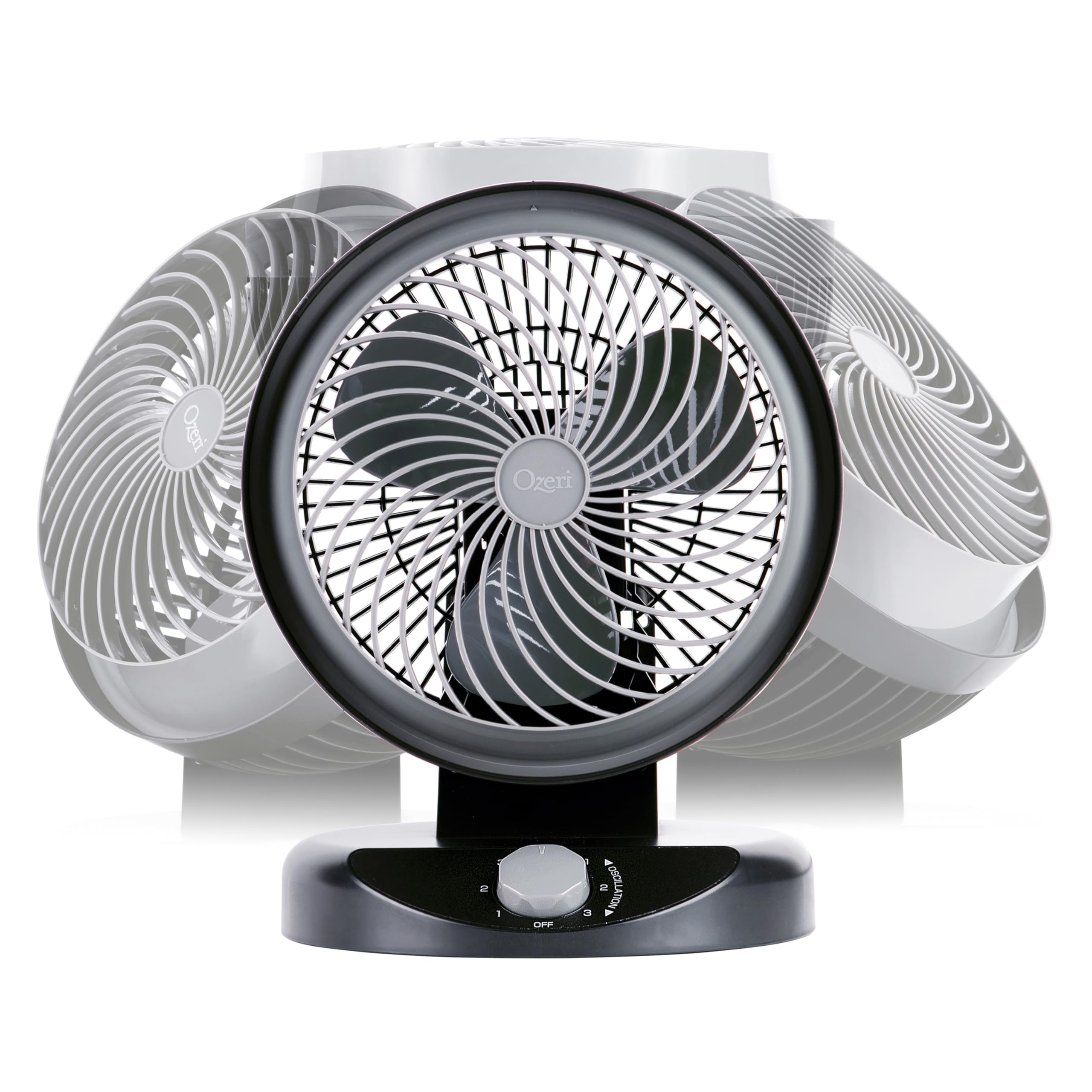 Ozeri Brezza 360 10 Oscillating Table Fan, with Orbital Motion Technology