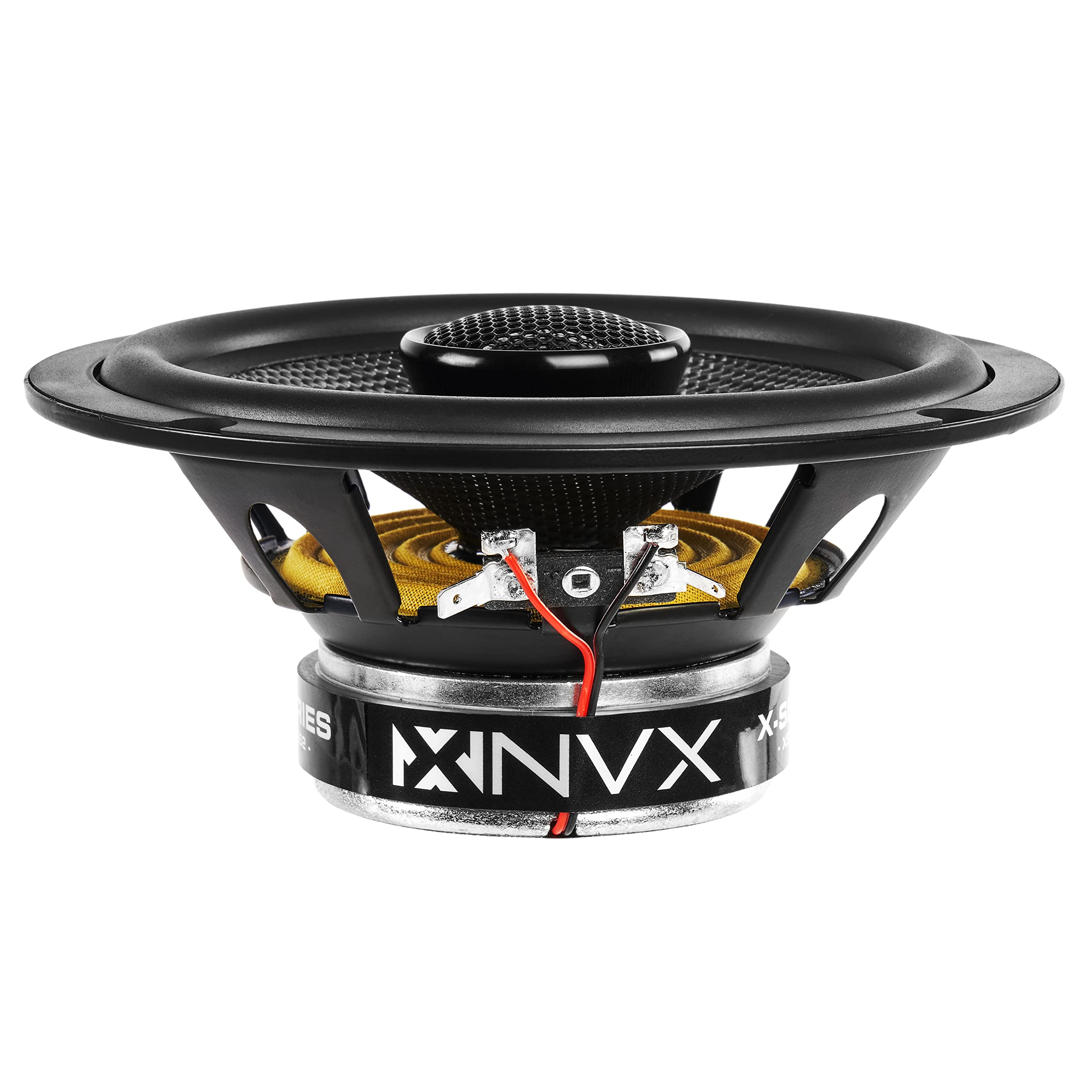 Nvx Xsp652 6.5 Car Speakers, 600W Max, 200W Rms, 2-Way 6-1/2 Inch Coaxial W/ 1 Silk Dome Tweeters & Built-In X-Overs, Easy To In