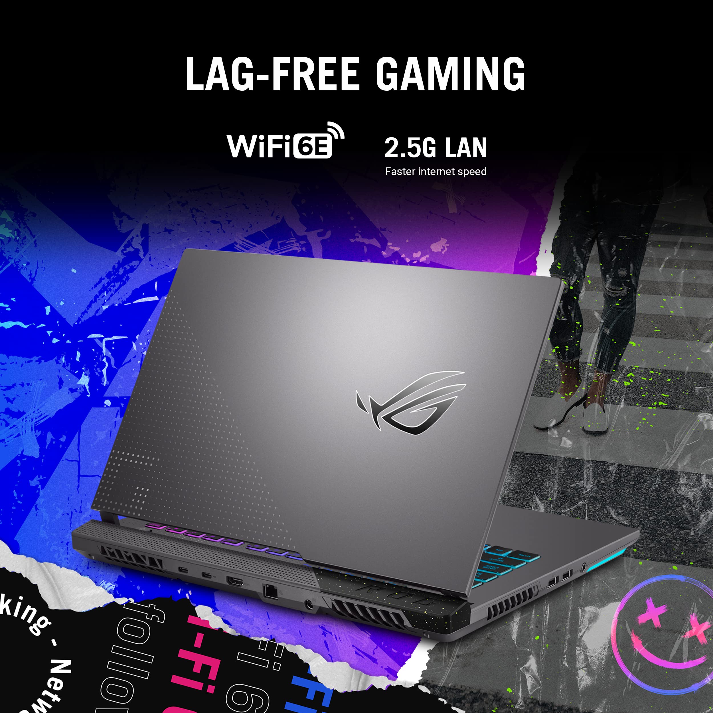 Asus Rog Strix G15 (2022) Gaming Laptop, 15    16:10 Fhd 144Hz, Geforce Rtx 3050, Amd Ryzen 7 6800H/Hs, 16Gb Ddr5, 512Gb Pcie Ss