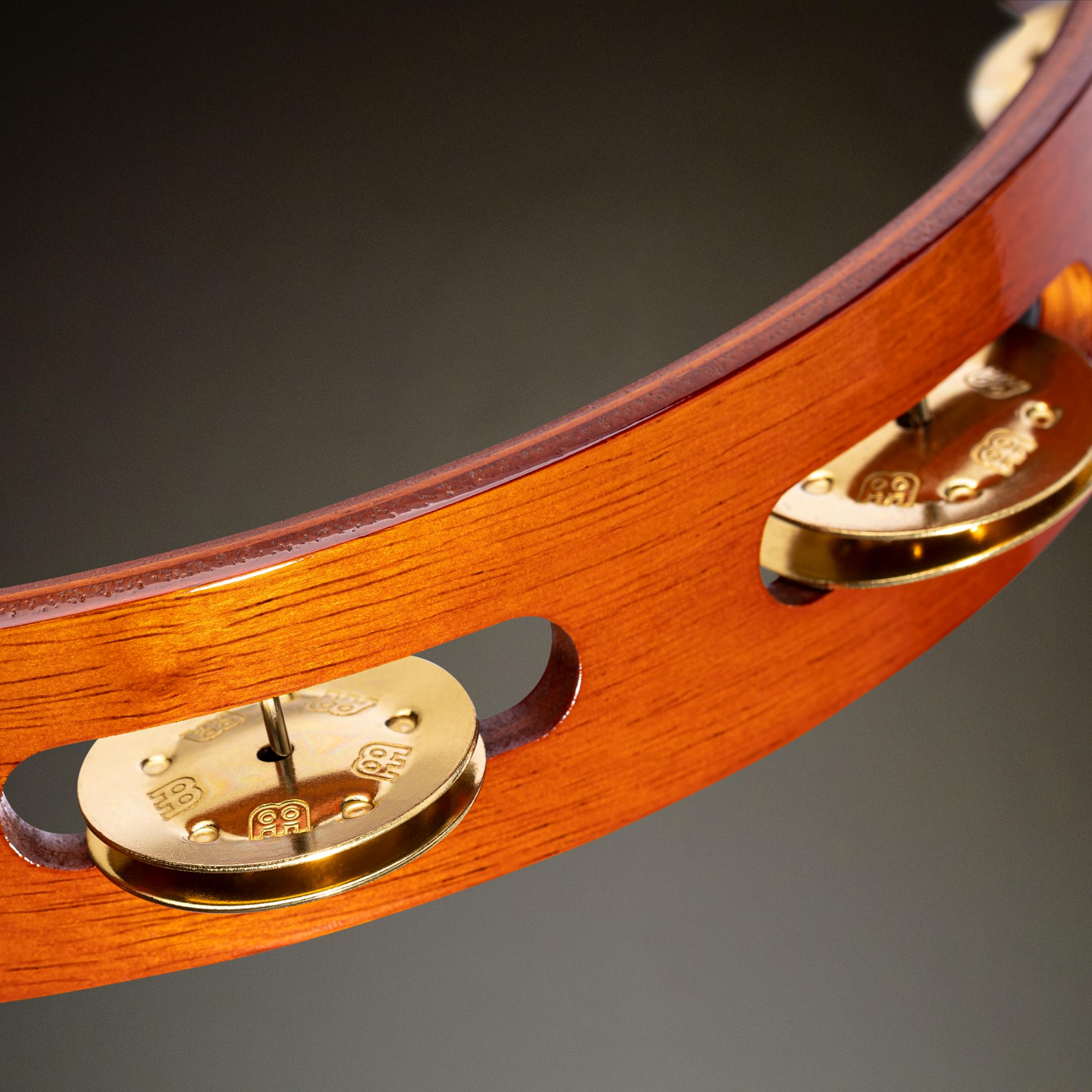 Meinl Percussion Traditional Wood Tambourine With Solid Brass Jingles, Single Row   Not Made In China   For All Musicians, 2 Yea