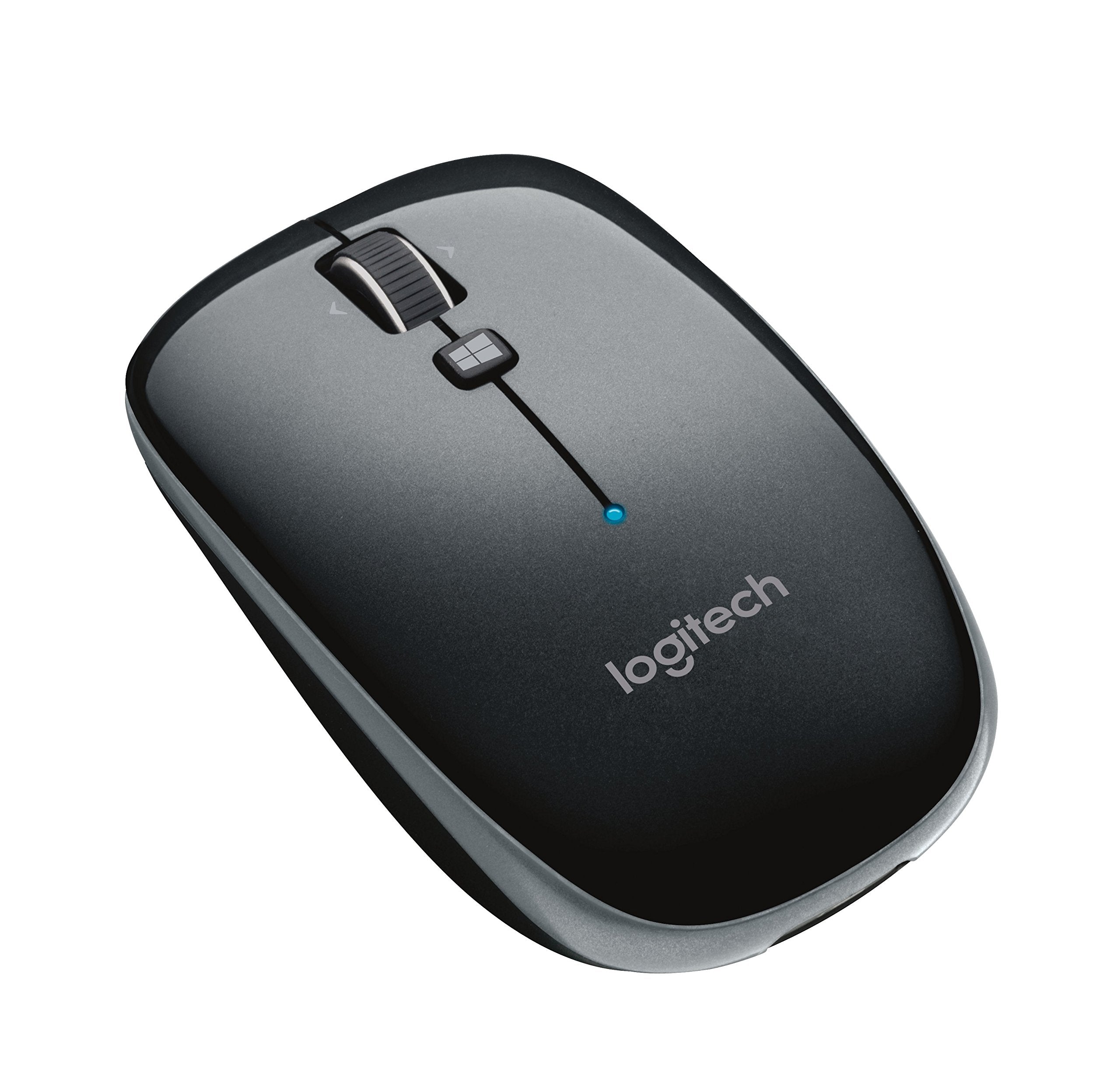 Logitech M557 Bluetooth Mouse, Gray, Discontinued