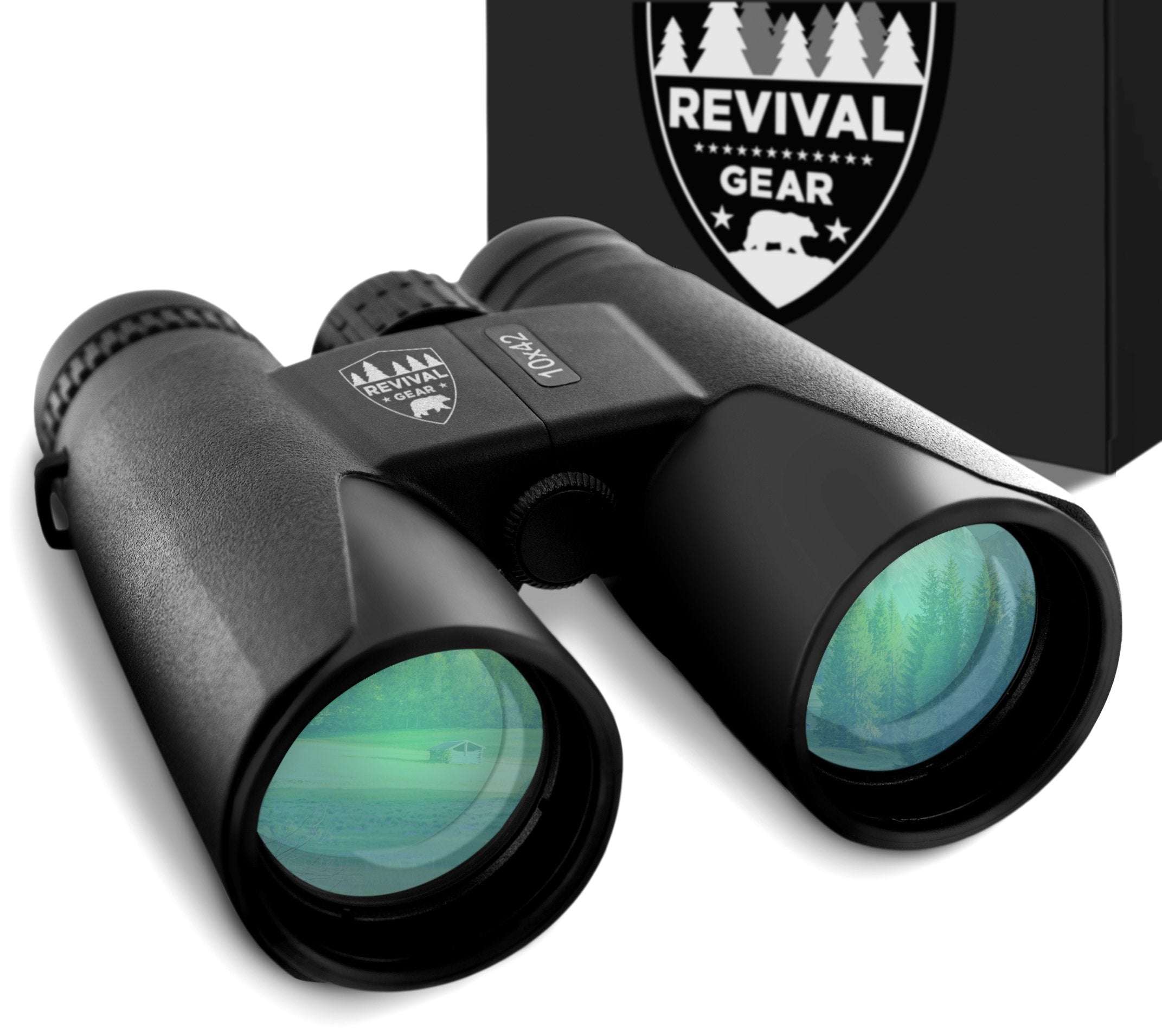E Tronic Edge 10x42 Professional Binoculars for Adults - Bird Watching, Hunting, Hiking & Travel - Compact for Men and Women - S
