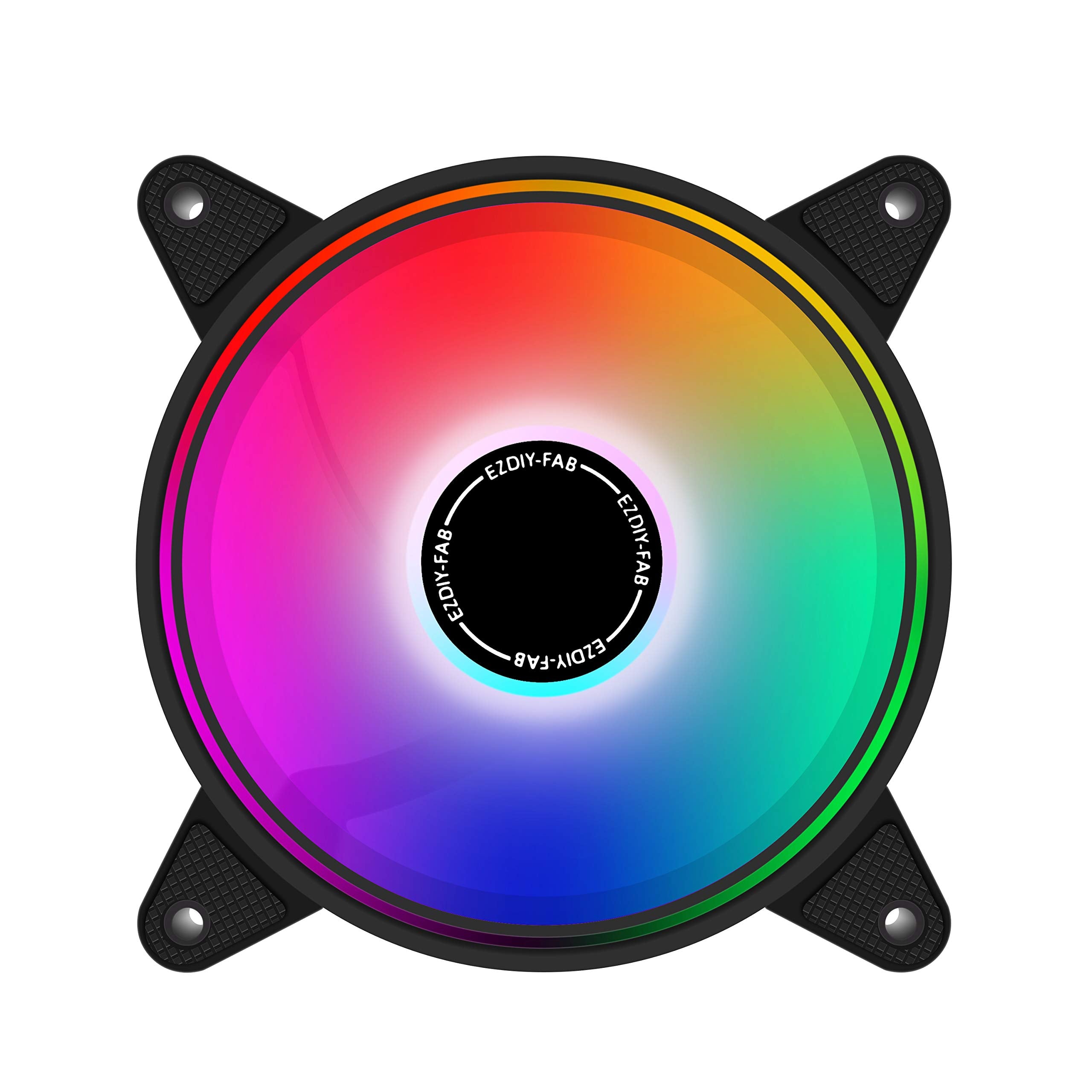 Ezdiy-Fab Moonlight Rgb Case Fan 120Mm-1 Pack-Only Compatible To Fan Hub X