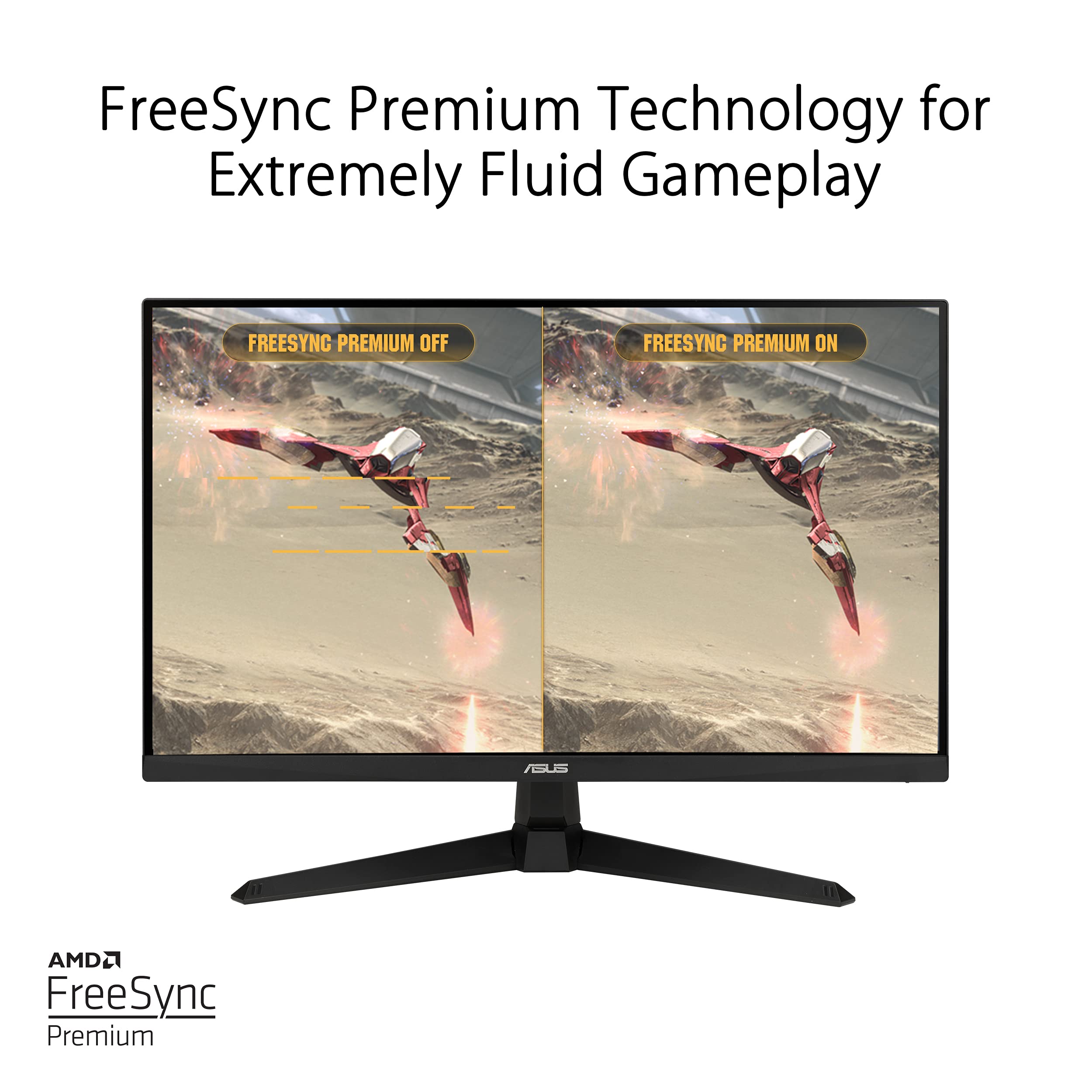 Asus Tuf Gaming 27    1080P Gaming Monitor (Vg277Q1A)   Full Hd, 165Hz (Supports 144Hz), 1Ms, Extreme Low Motion Blur, Freesync