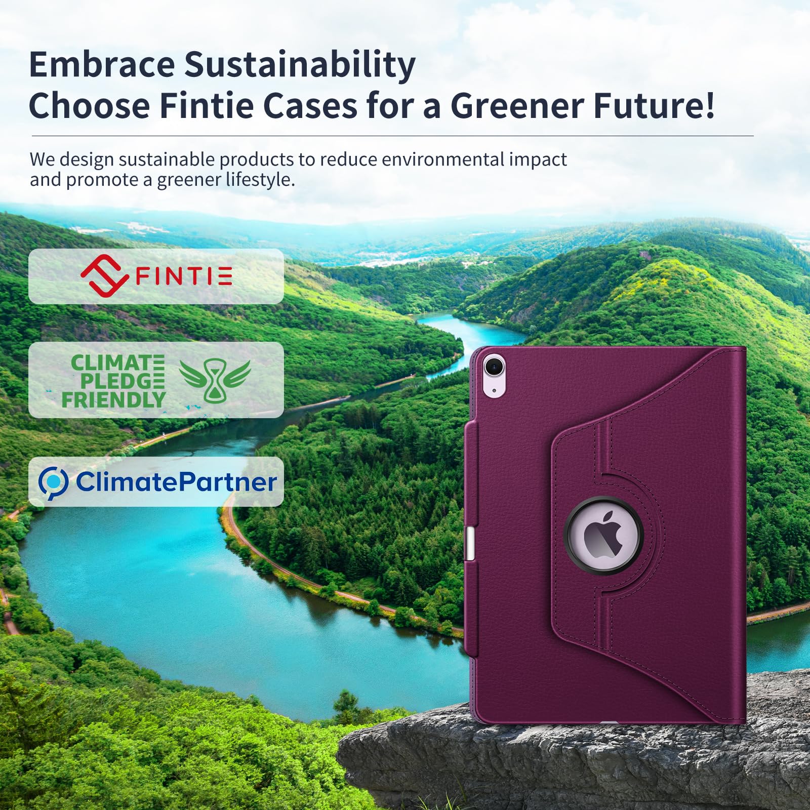 Fintie Rotating Case For Ipad Air 13 Inch (M2) 2024 With Pencil Holder   360 Degree Swiveling Protective Stand Cover With Auto W