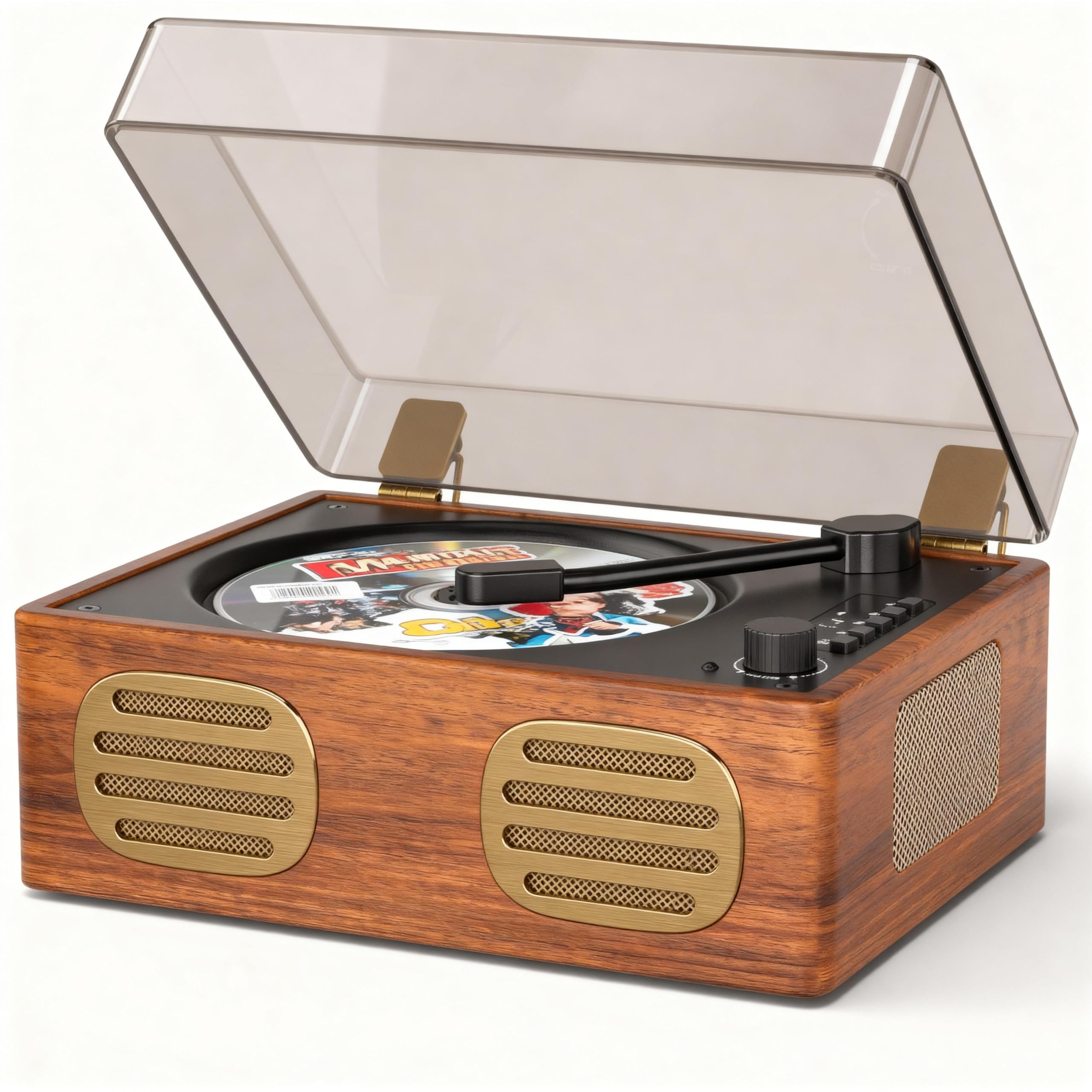 CD Player Portable Rechargeable Bluetooth CD Players with Built-in Speakers, AUX-in, Headphone Jack, USB Mode, Small CD Player f