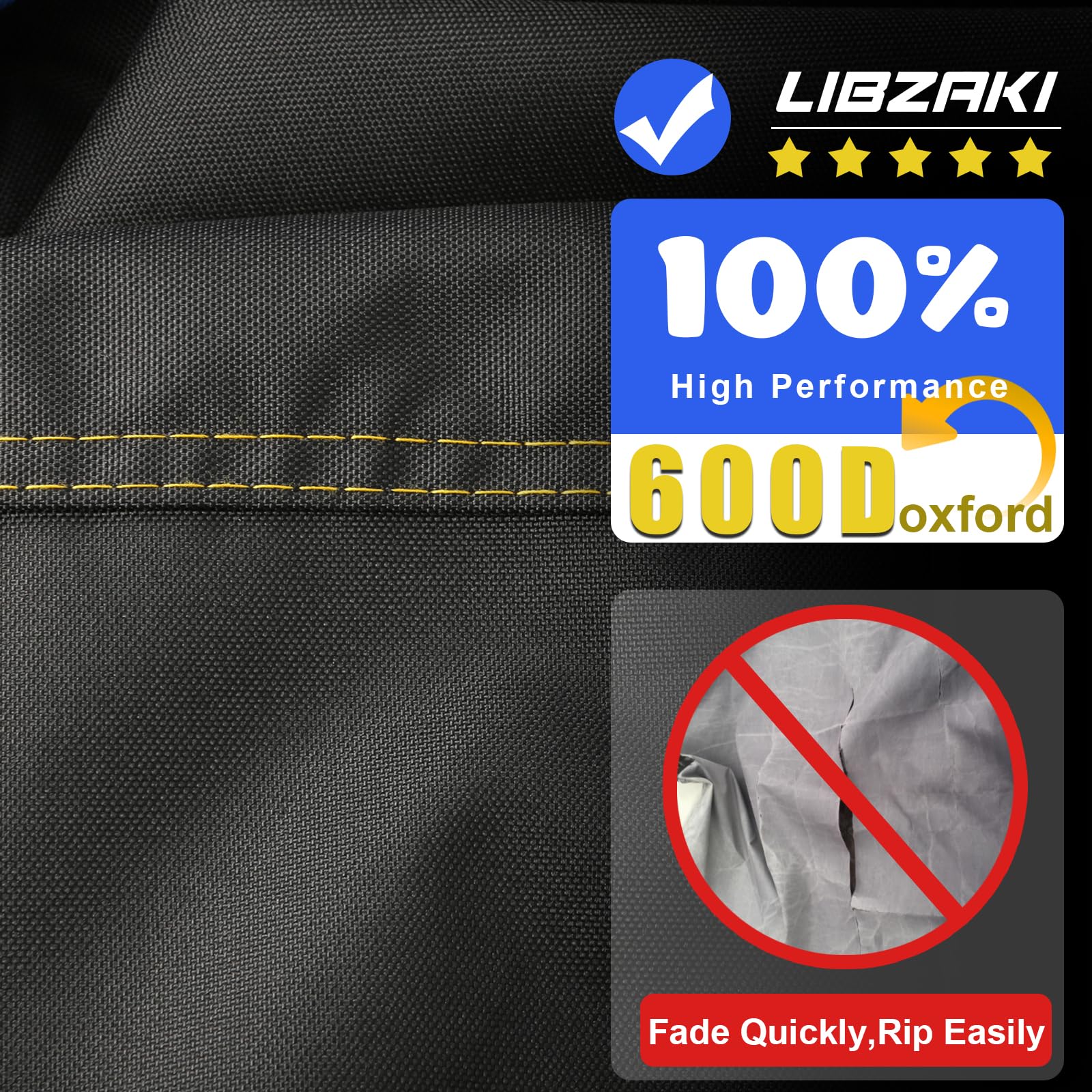 Libzaki Air Conditioner Cover Waterproof 600D Heavy Duty For Outside Units Durable Ac Cover Universal Sizes Square Fits Up To 26