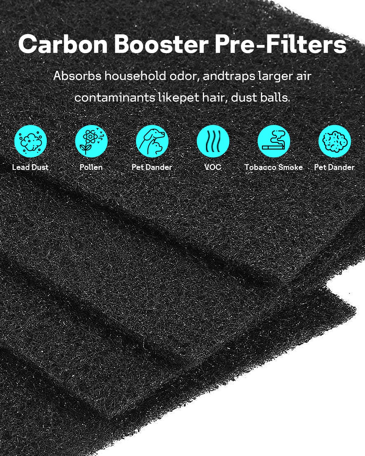 Aller Gen Remover Aer1 Filter Replacement For Holmes Air Pur Ifiers, 4 True Hepa Filters + 8 Carbon Booster Filters, Hapf300Ap U