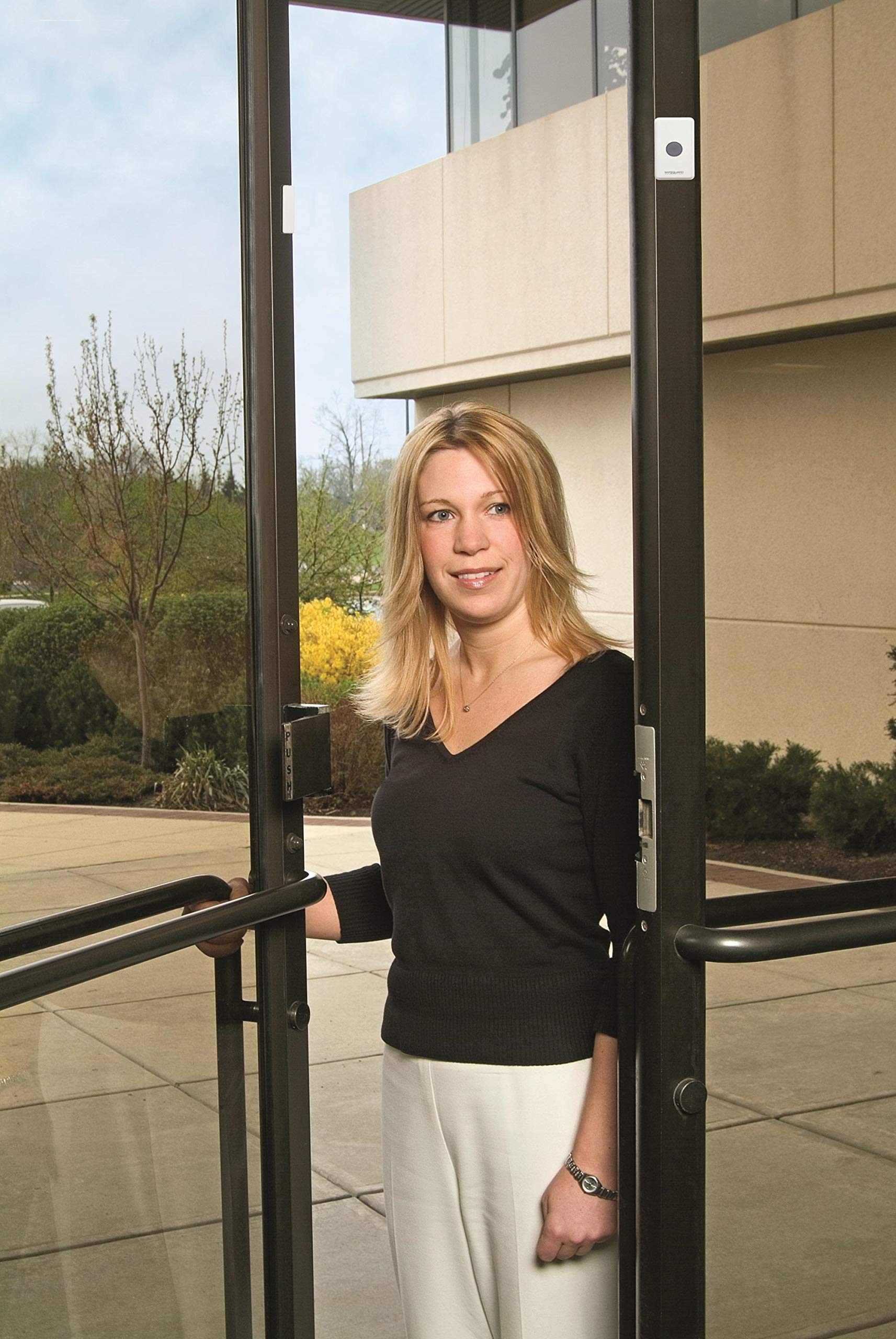 Safeguard Supply Door Alarm For Business When Entering   Commercial Series Wireless Door Chime With Loud 6 Inches Alarm Bell Ideal For Warehouse & Business Locations Needing A Loud Doorbell