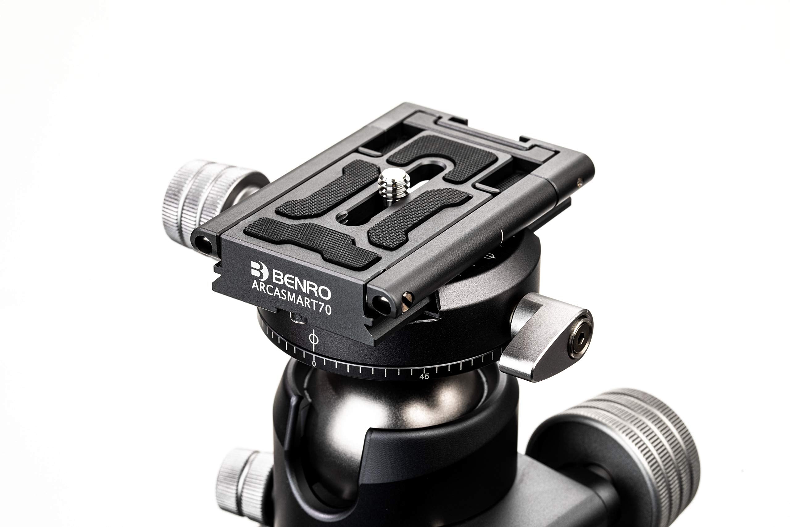 Benro Arcasmart 70Mm Arca-Swis Plate And Smartphone Adapter For Ballheads, Gimbals And 3-Way Tripod Heads