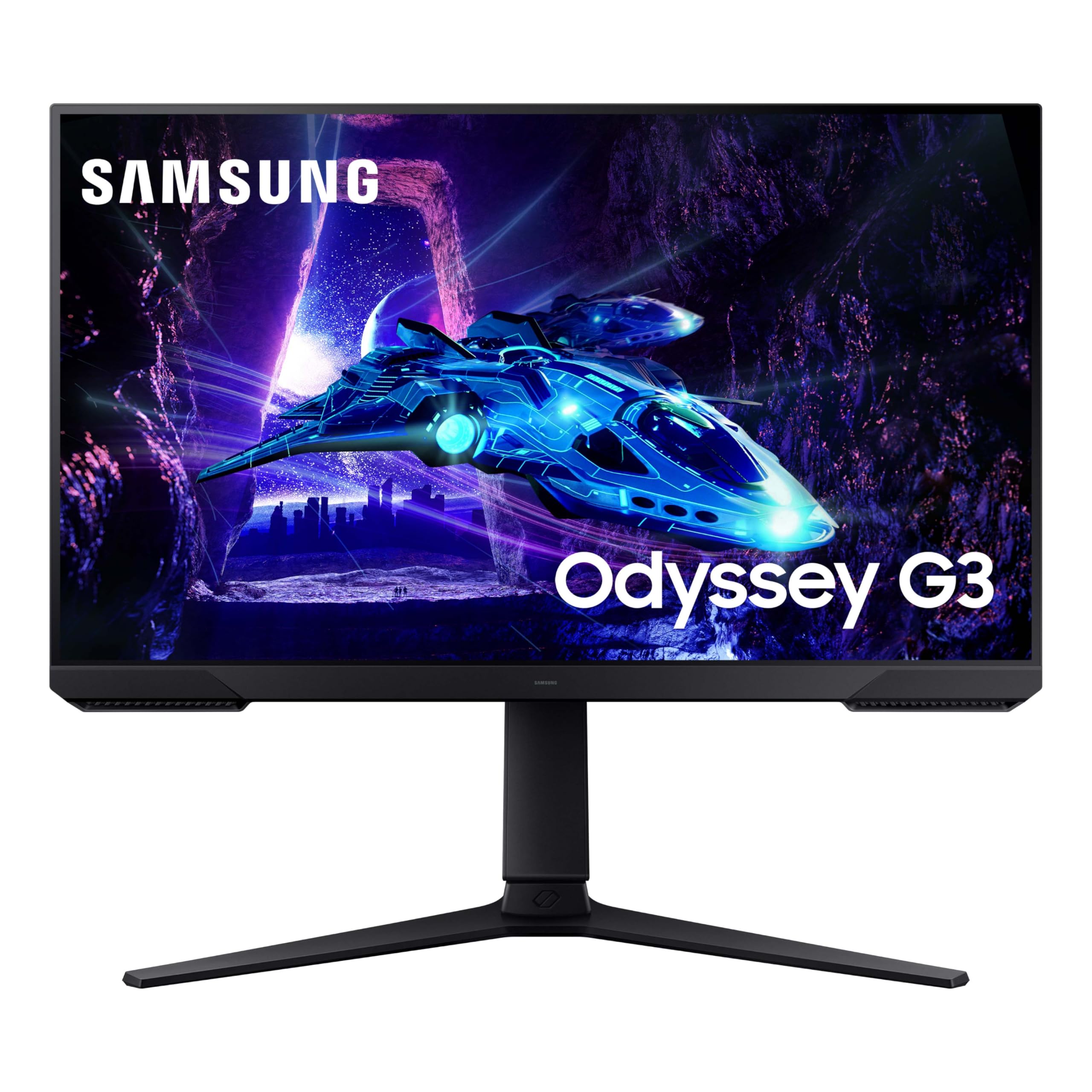 Samsung 24 Inch Odyssey G3 (G30D) Series Fhd Gaming Monitor, 1Ms, 180Hz, Amd Freesync, Adjustable Stand, Black Equalizer, Virtua