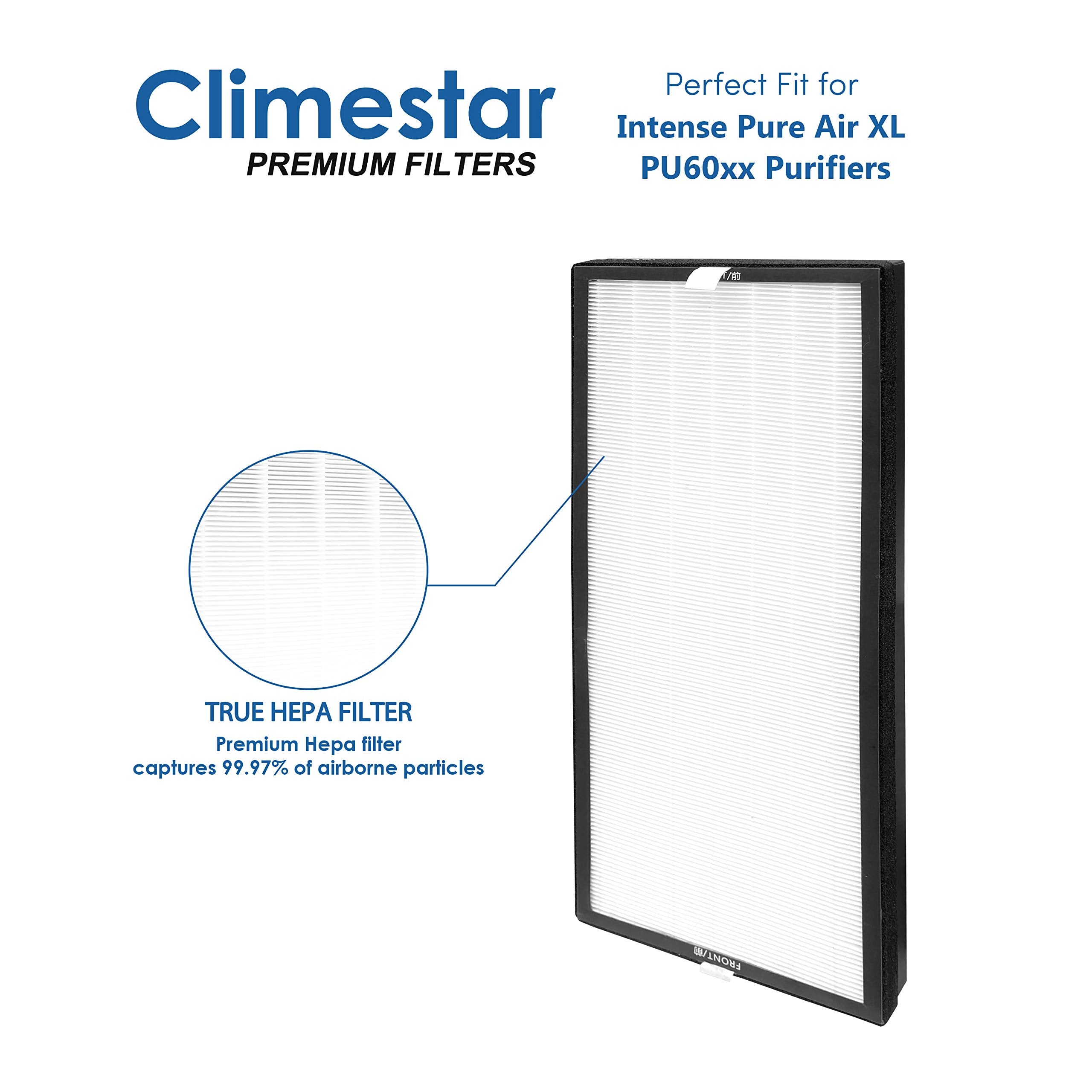 Climestar True Hepa H13 Grade Compatible Xd6077U0 Filter Replacement For Rowenta Pu6020 And Pu6010 Intense Pure Air Xl Purifier