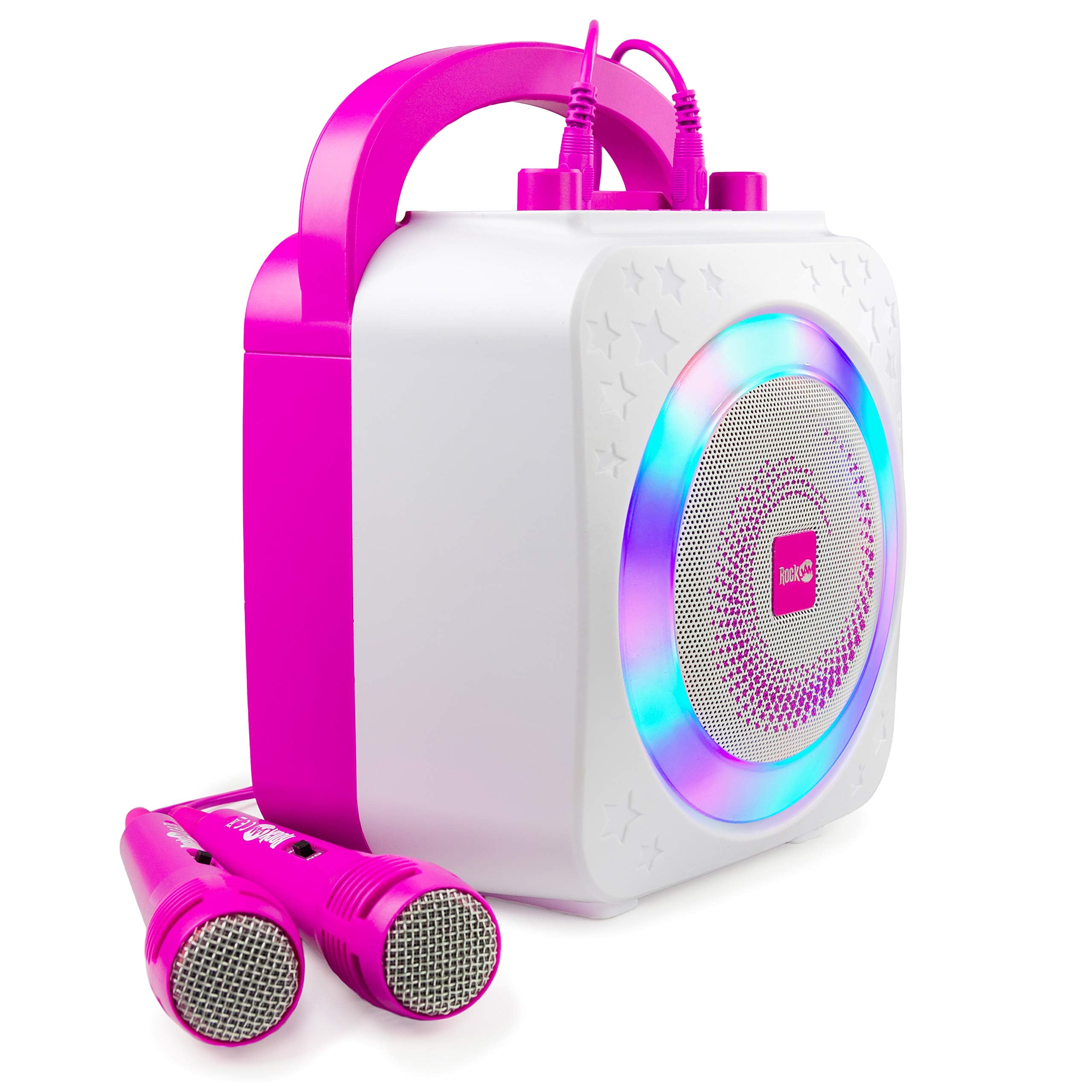 Rockjam Karaoke System Portable, Pink (Rjps150Rl Pk)