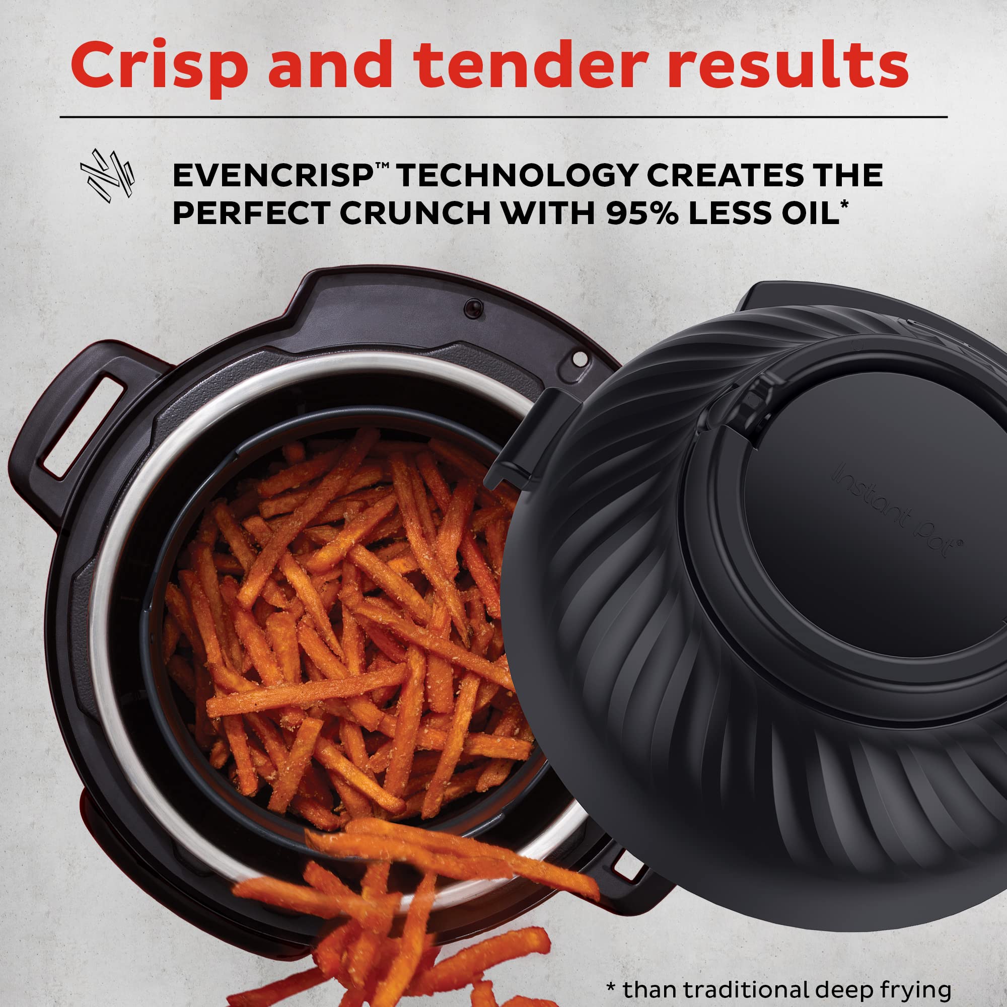 Instant Pot Pro Crisp 11 In 1 Air Fryer And Electric Pressure Cooker Combo With Multicooker Lids That Air Fries, Steams, Slow Cooks, Saut�s, Dehydrates, & More, Free App With Over 800 Recipes, 8 Quart