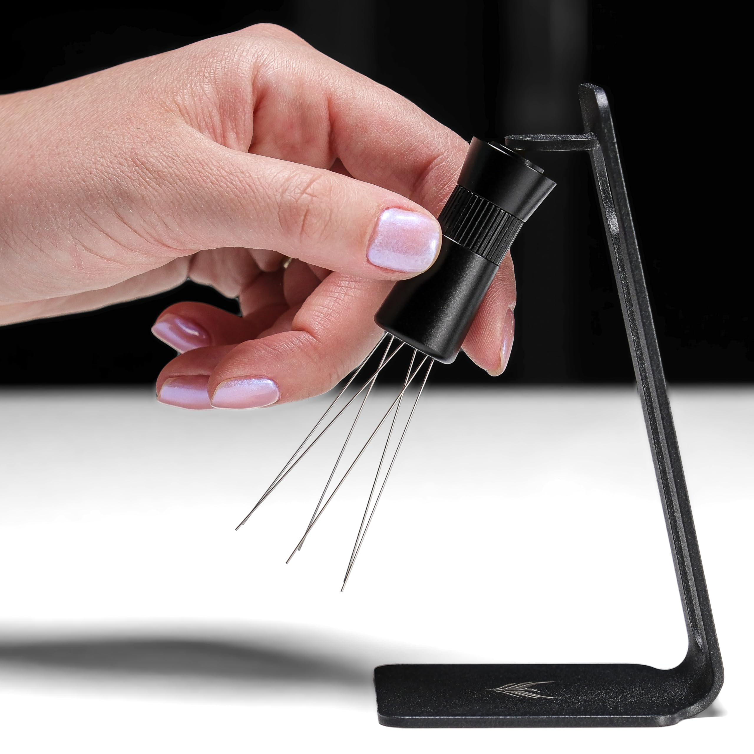 Knodos Wdt Tool Espresso Magnetic Needle Coffee Distrubution Tool With 0.4Mm & 0.25Mm Needles Premium Espresso Accessories For C