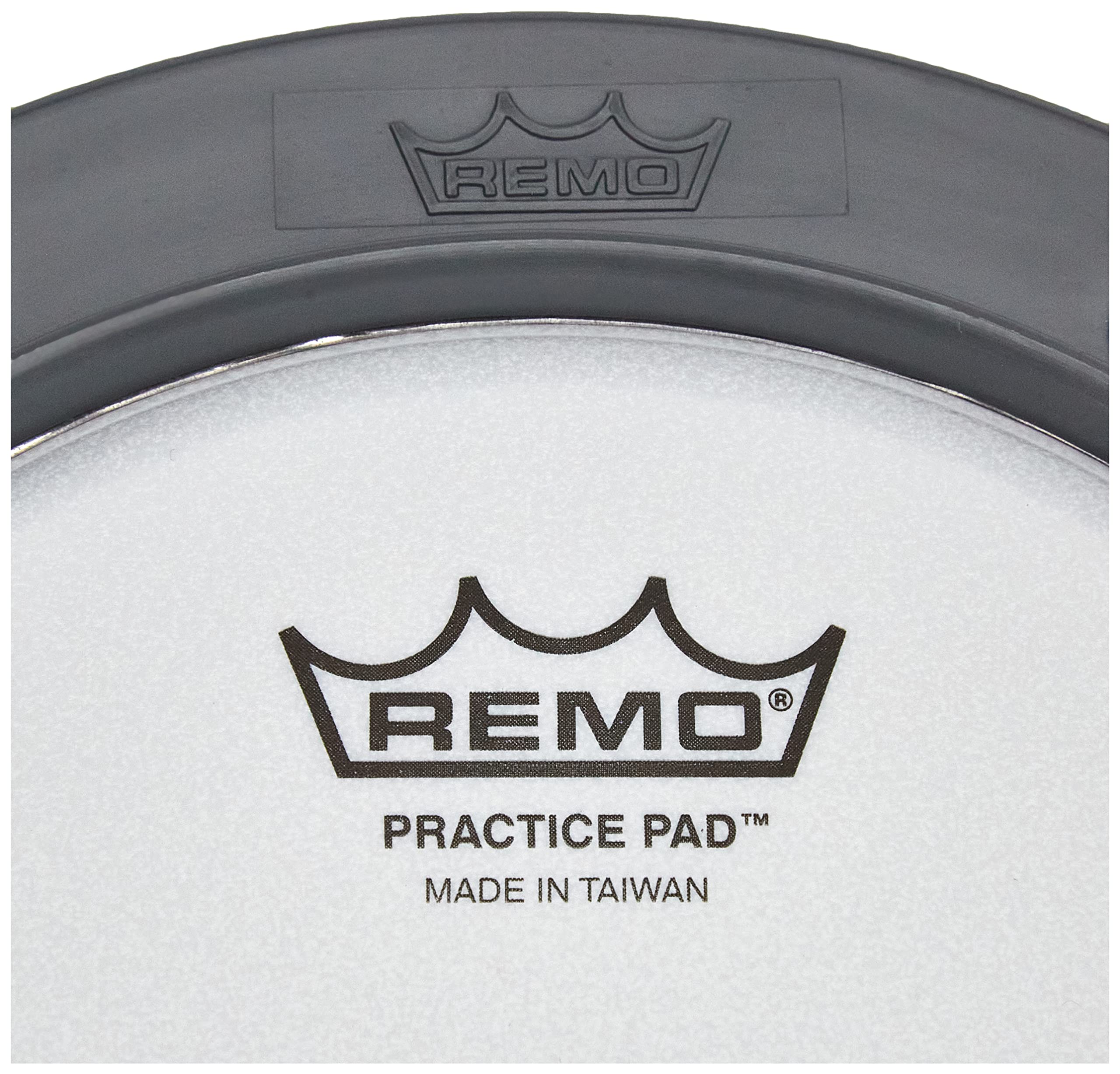 Remo Rt 0006 00 6'' Gray Tunable Practice Pad With Ambassador Coated Drumhead