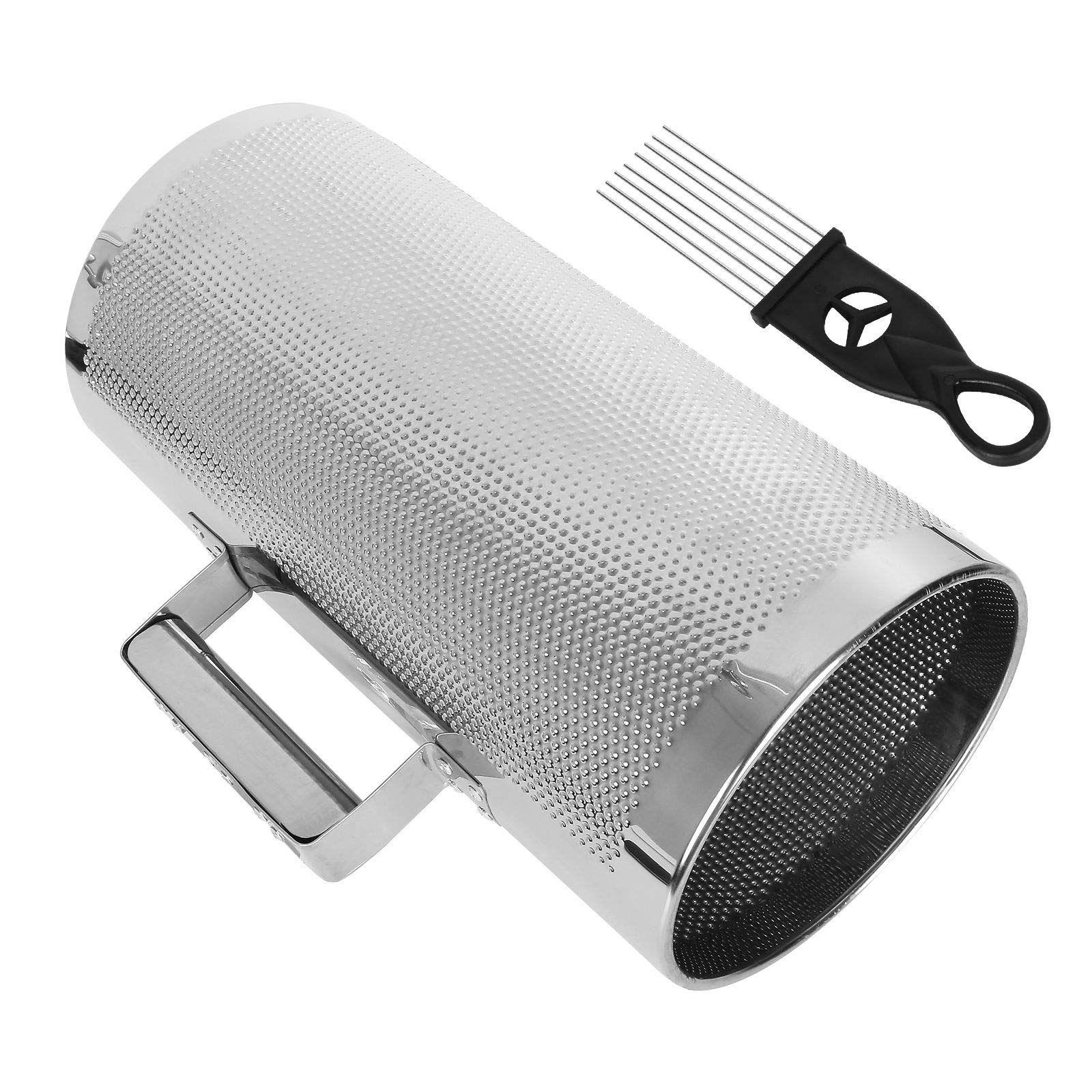 12'' X 6'' Metal Guiro Shaker Stainless Steel Guiro Instruments With Scraper Musical Instruments Latin Percussion Instrument