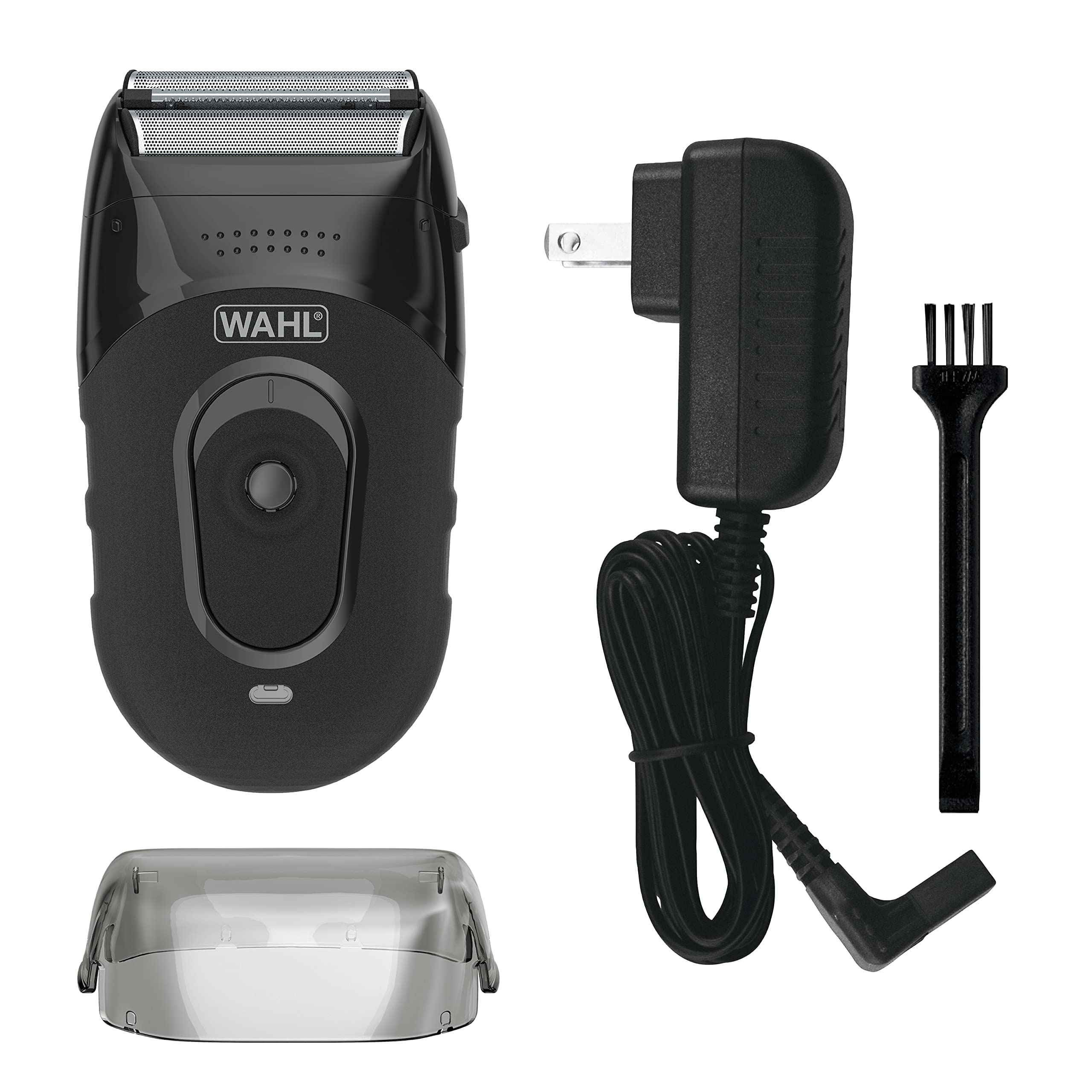 Wahl Compact Rechargeable Lithium Ion Shaver Kit With Hygienic Rinseable Foils & Cutter Bar With Dual Flexible Foils That Move W