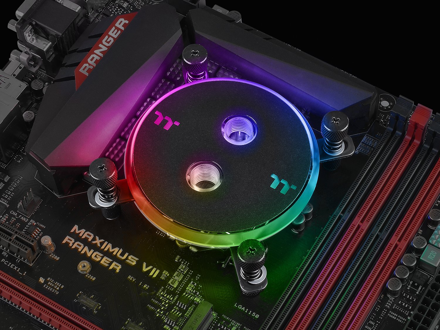 Thermaltake Pacific Diy Lcs Intel/Amd (Lga 1200) W4 Rgb Cpu Water Block Am4 Ready Cl W139 Cu00Sw A