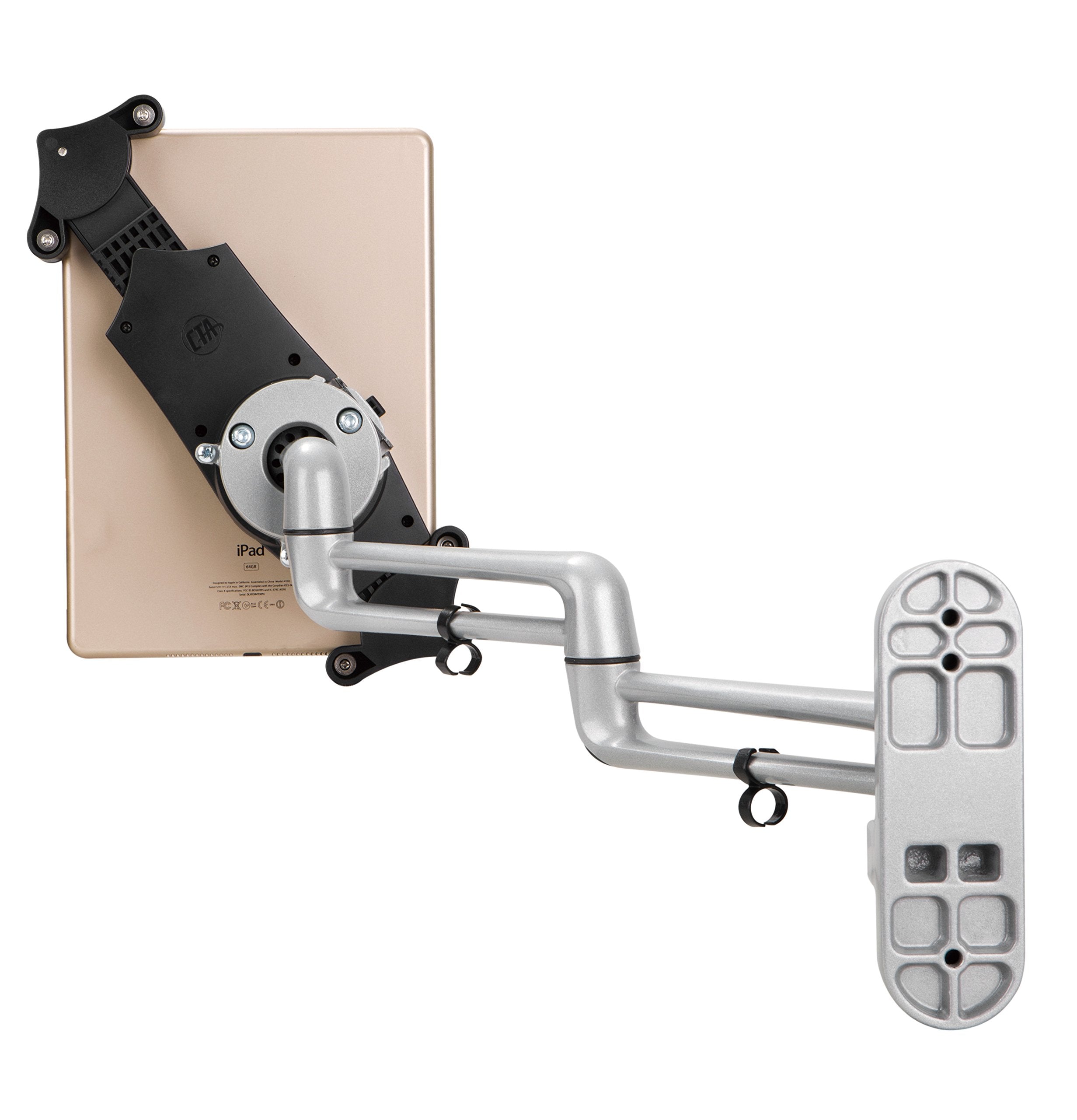 Tablet Wall Mount   Cta Articulating Metal Tablet Holder With 360 Degree Rotation For Ipad 10Th Gen 10.9''   Ipad 7/8/9 Gen 10.2