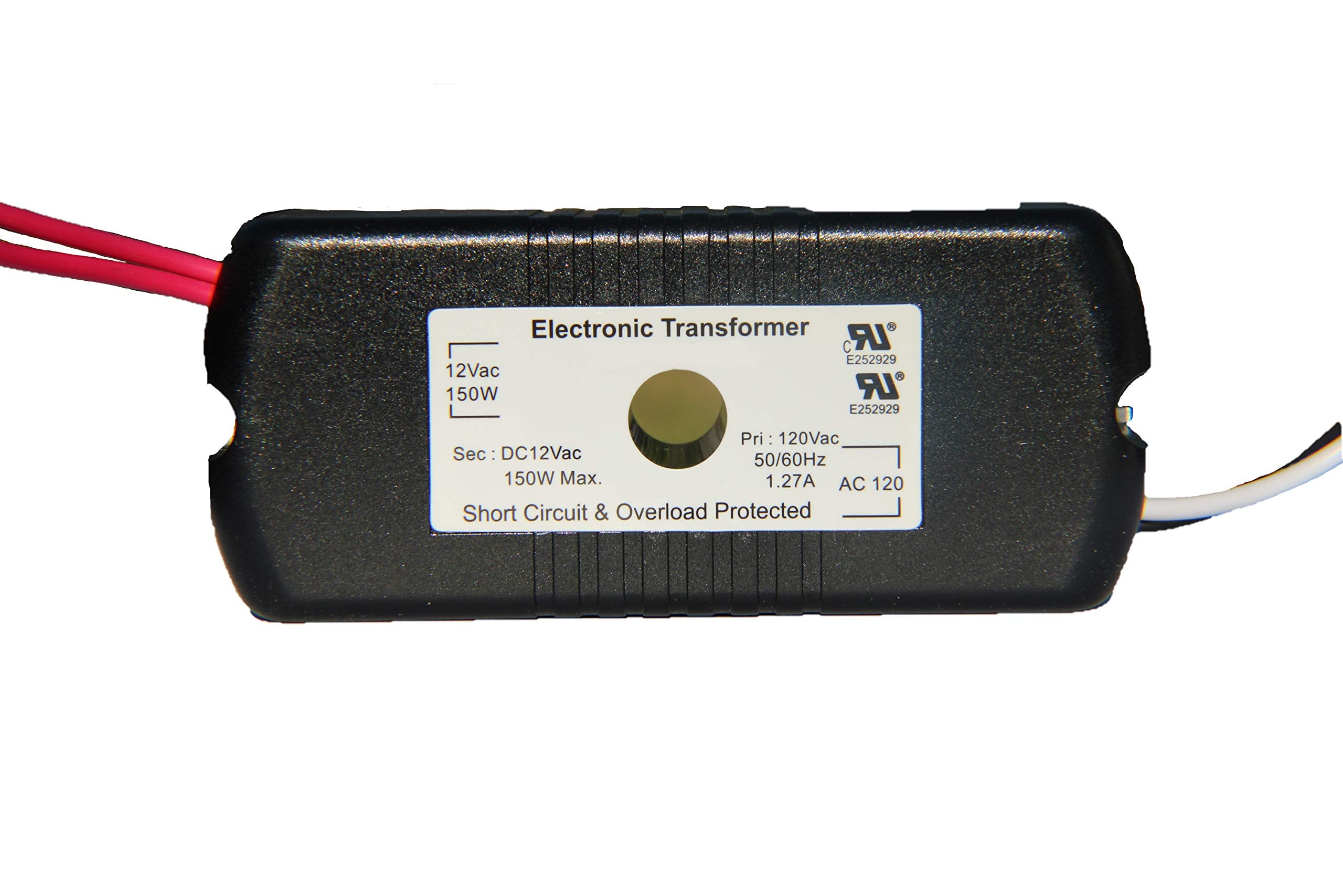 Ironsmith Lighting 150 Watt Potted Halogen Lamp Transformer - 50W to 150 Watt Max Output Light Bulb, Halogen, Xenon, Krypton Typ