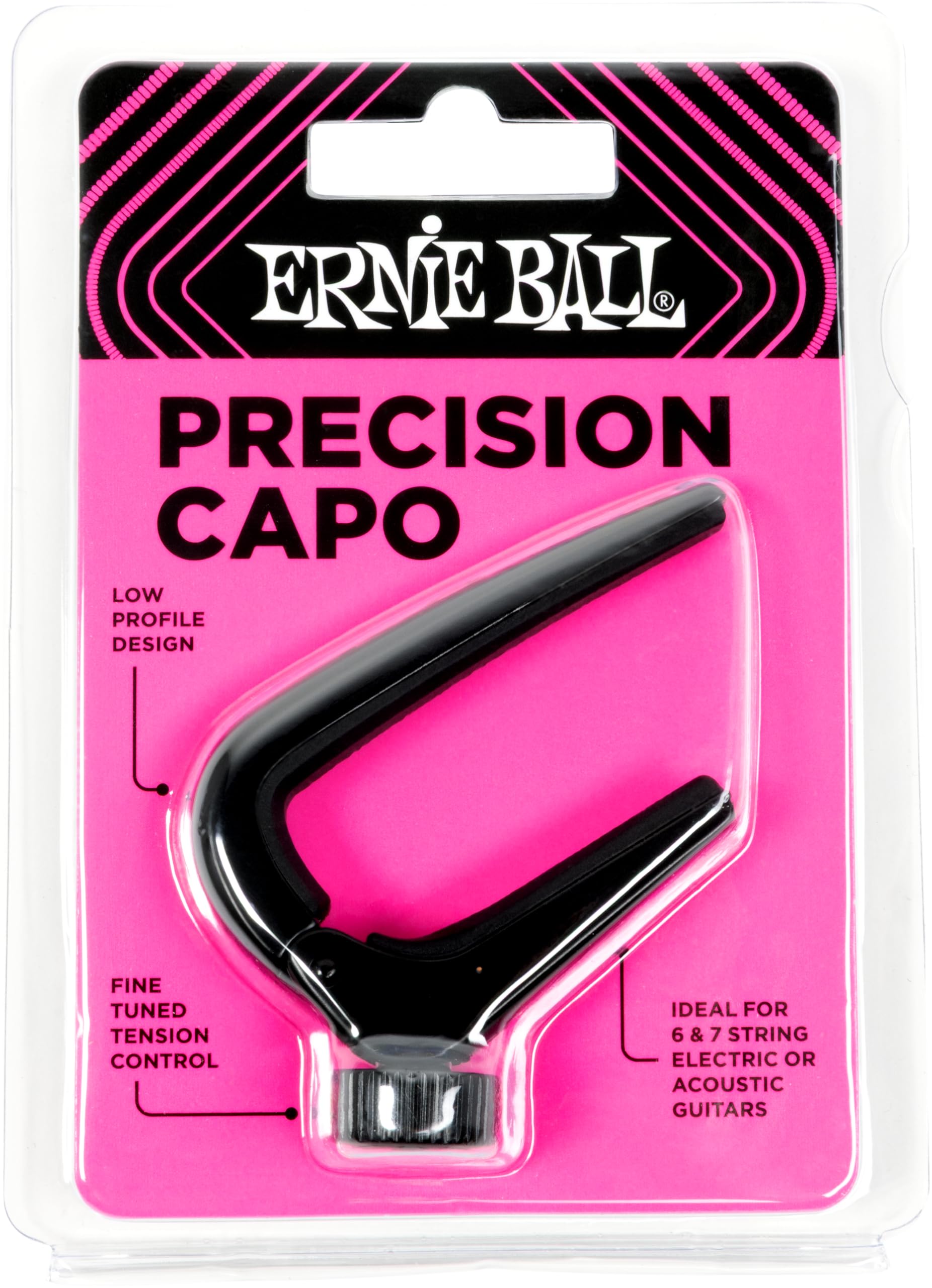 Ernie Ball Precision Capo - Black (P09631)