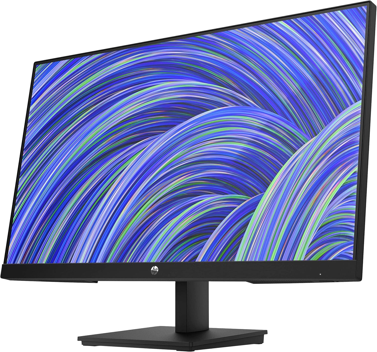 Hp V24I 24'' 1080P Computer Monitor Bundle With Ergoflexy Single Monitor Mount, 24'' Ips Full Hd (1920 X 1080) 75Hz Anti-Glare D