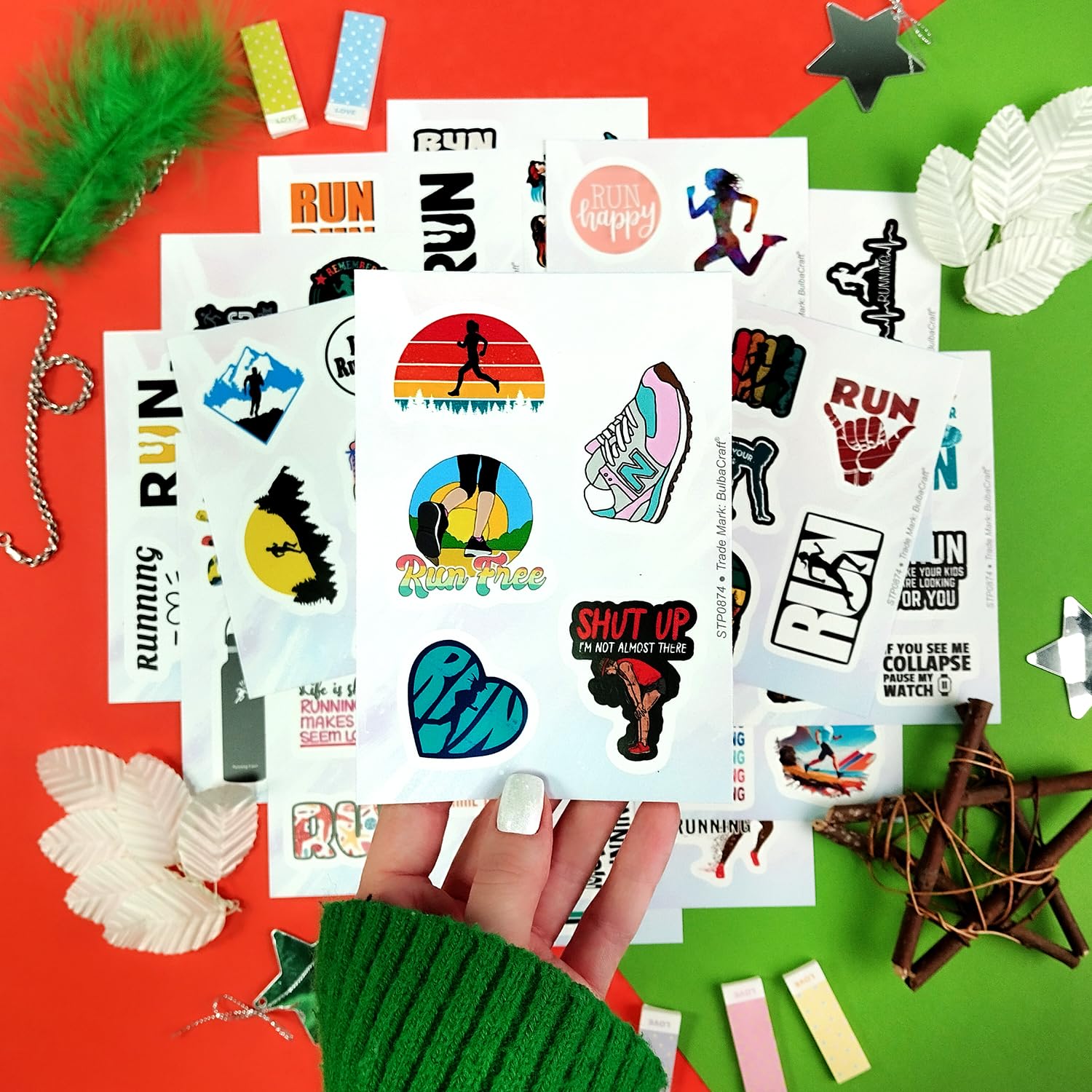 Running Stickers For Water Bottles, Run Stickers And Decals, Runner Stickers   Running Themed Party Decorations, Gifts For Marat