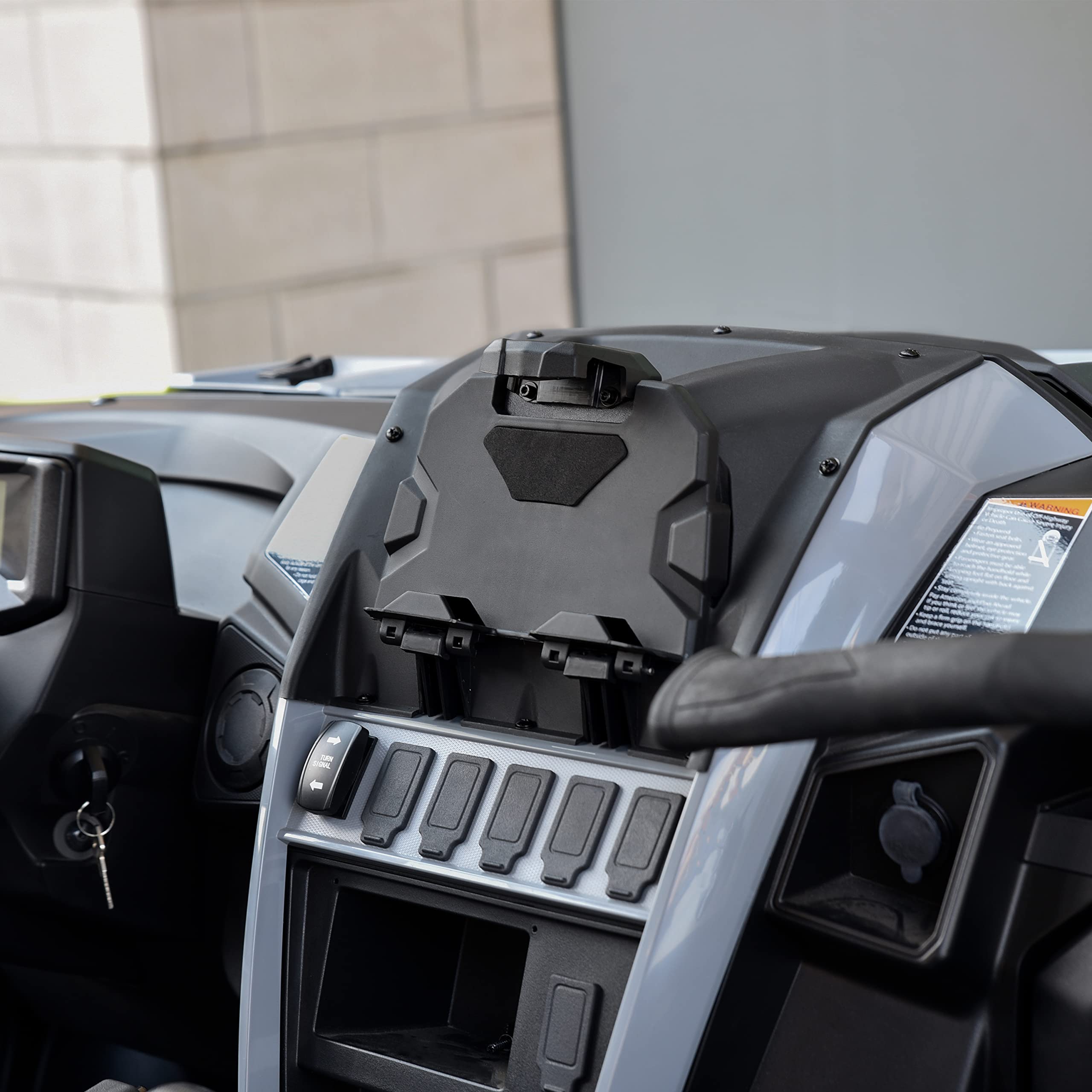 Sautvs Electronic Device Phone Tablet Holder With Extra Storage Box For Yamaha Wolverine Rmax2 Rmax 2 1000/ Rmax4 Rmax 4 1000 20