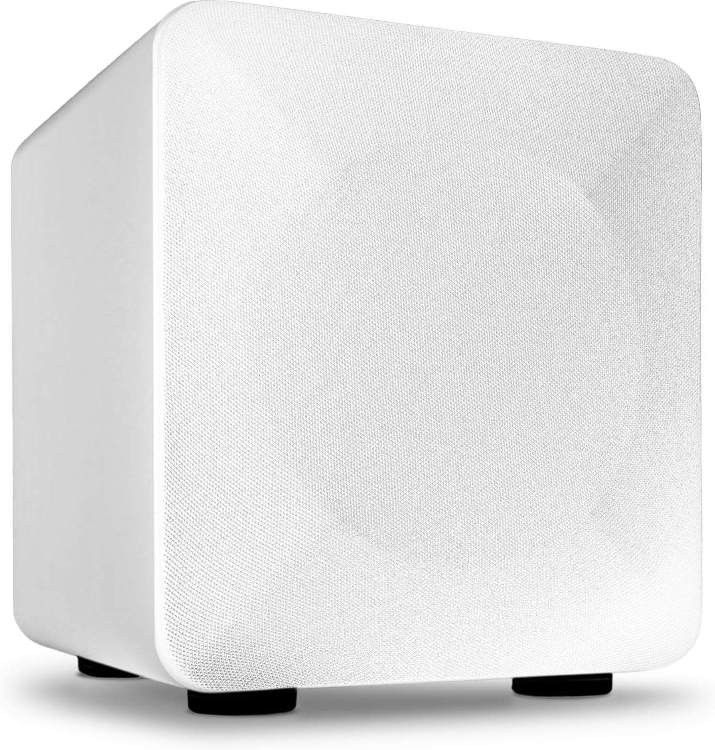 Audioengine S6 Powered Subwoofer - Compact 6 Inch Subwoofer for Desktop Speakers, Gaming, Music, Movies and Home Audio - White