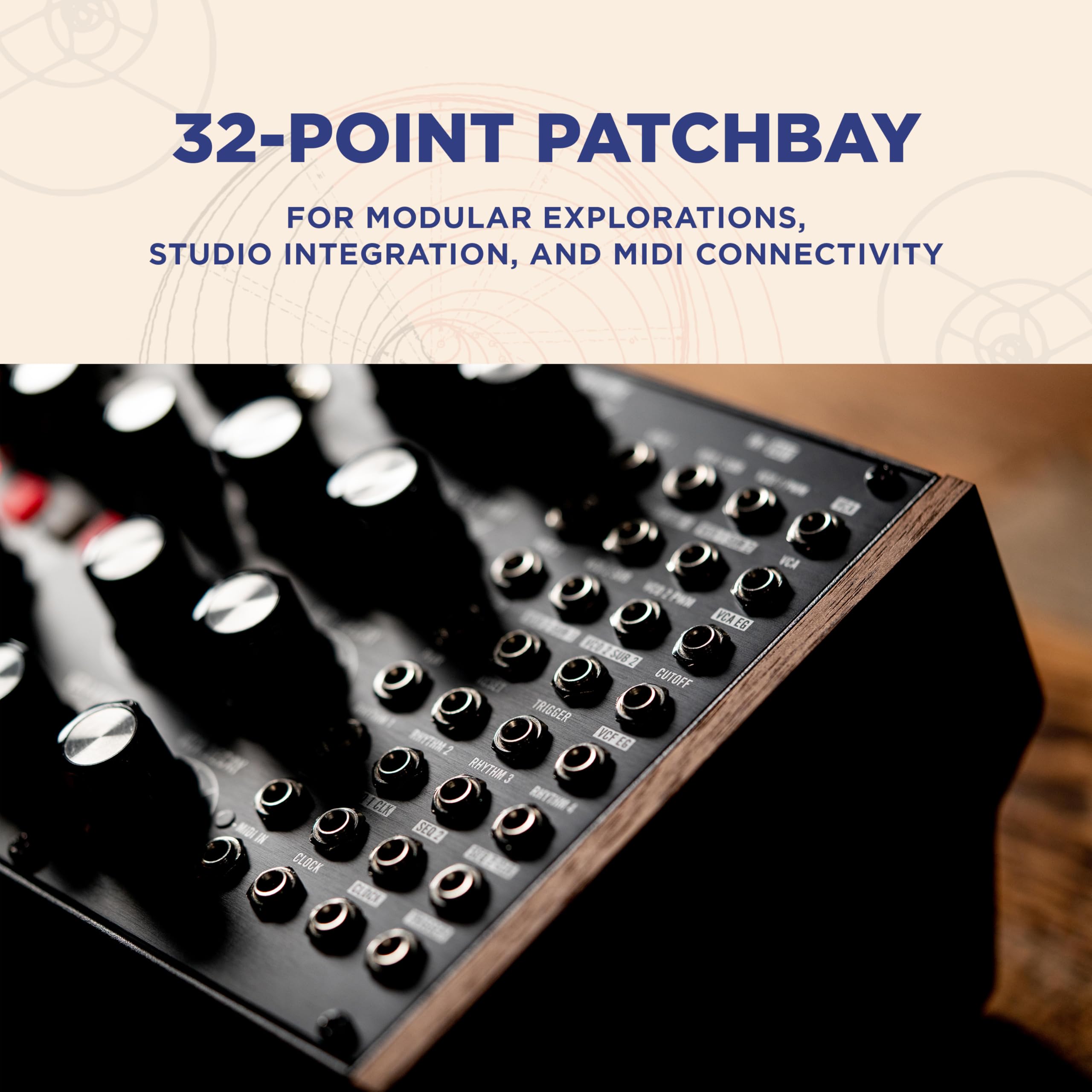 Moog Subharmonicon Semi-Modular Analog Polyrhythmic Synthesizer With Dual Sequencer, Midi, And Patch Bay