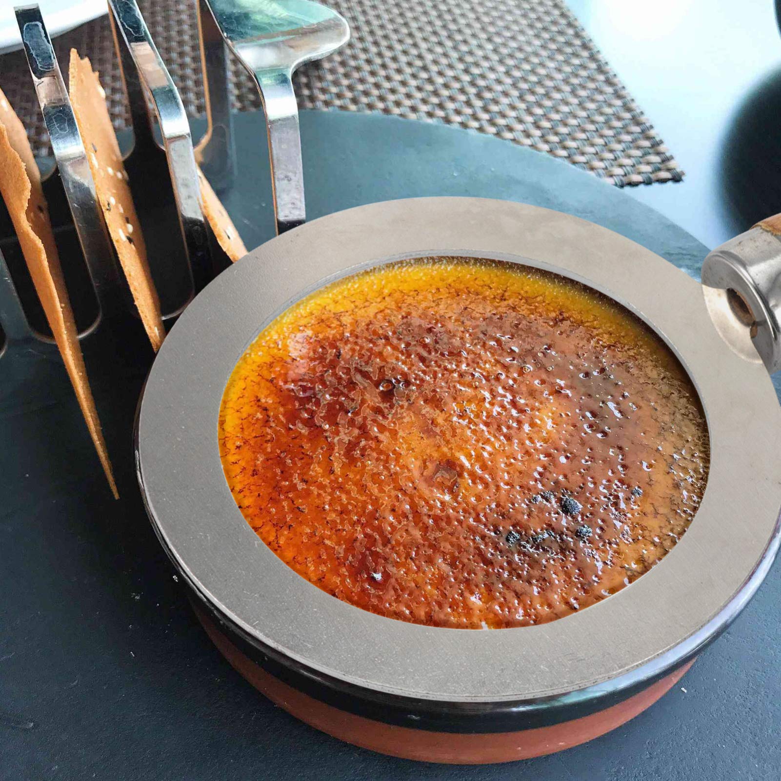 Yardwe Baking Cup Ring Stainless Steel Milk Coffee Cup Rim Milk Tea Cup Gasket Culinary Protective Cover With Wood Handle For Te