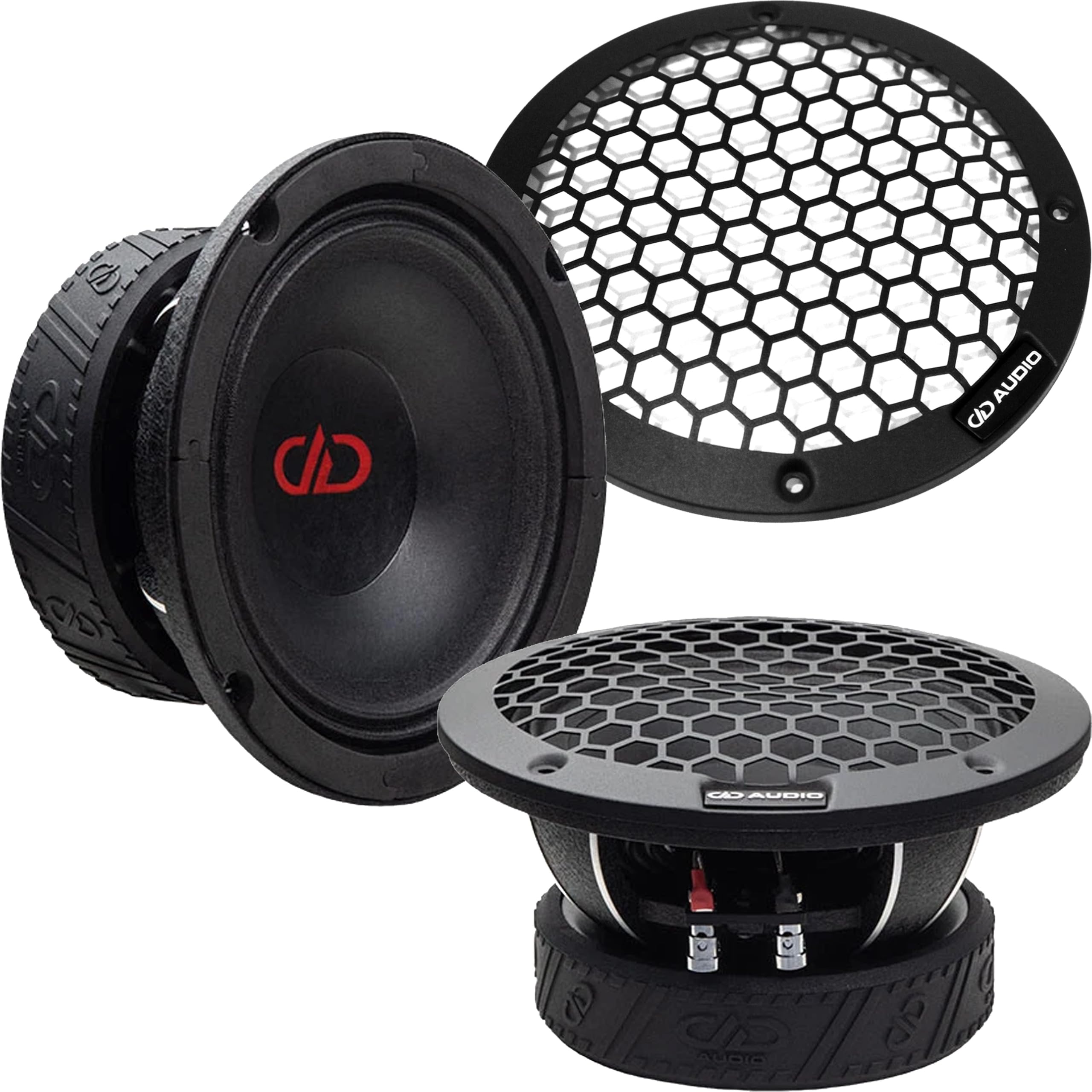 DD Audio VO-M406-C-S4 6.5 Midrange 250W RMS Speakers Pair