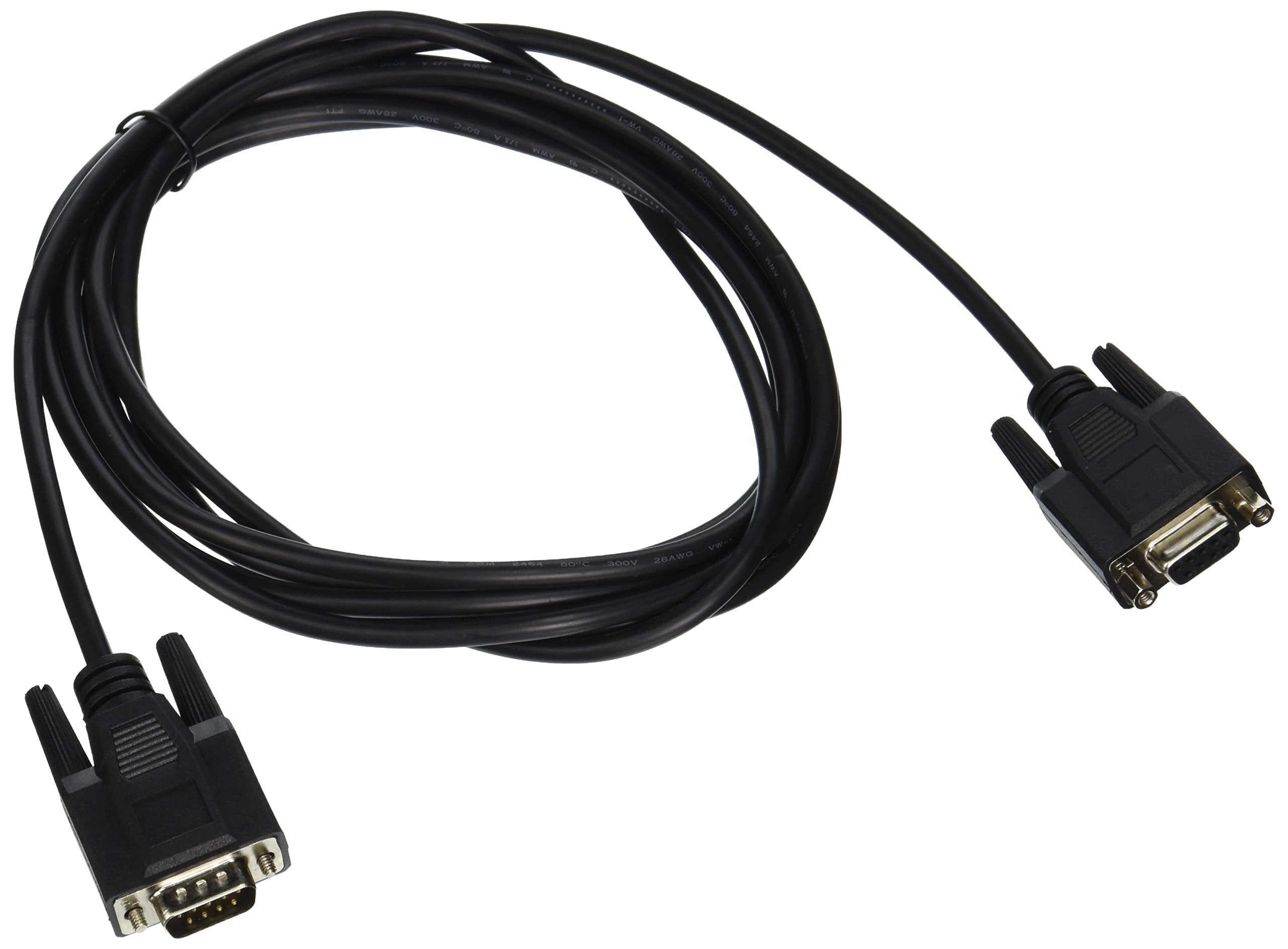 C2G 52031 Db9 M/F Serial Rs232 Extension Cable, Black (10 Feet, 3.04 Meters)
