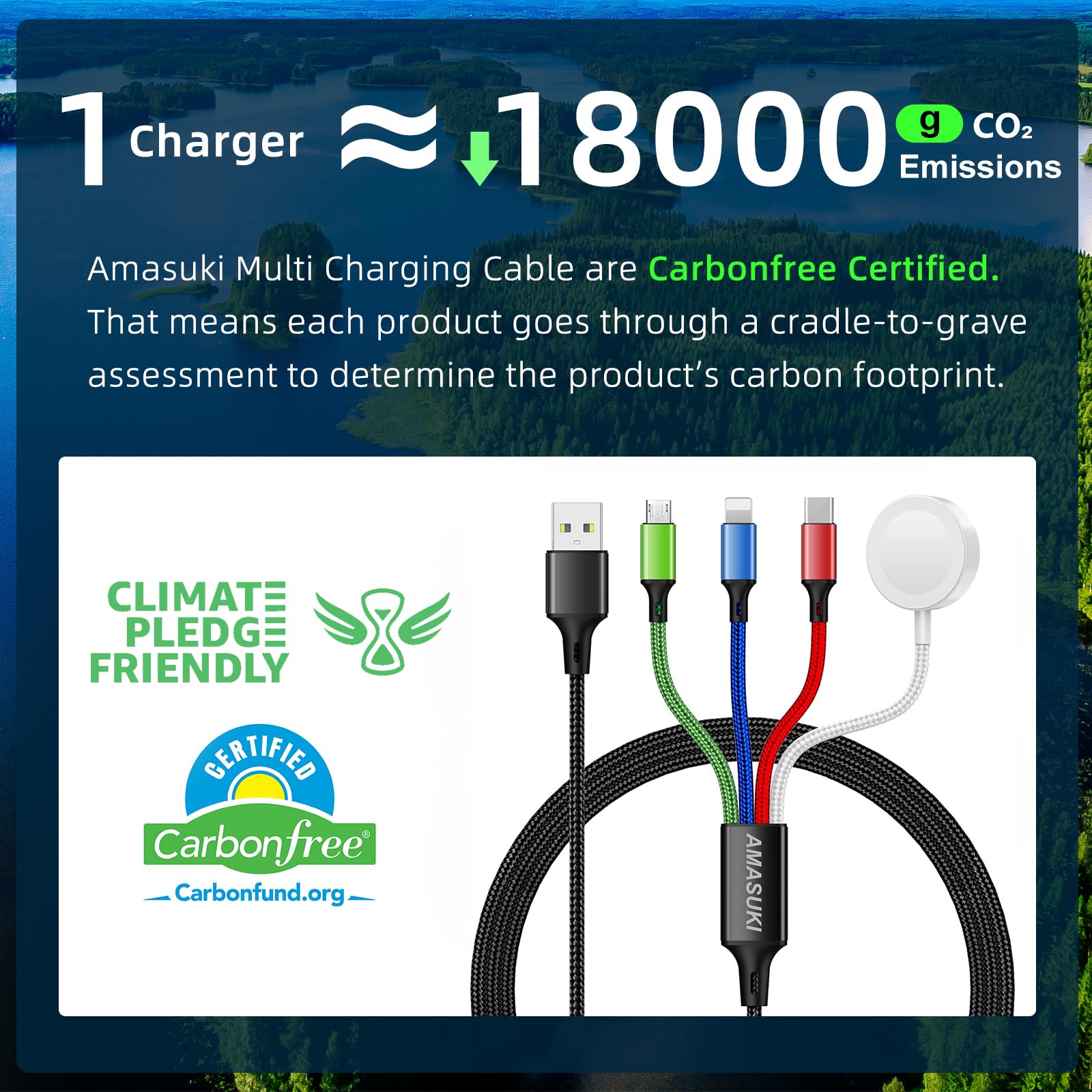 Travel Essentials,4 In 1 For Apple Watch Charger/Iphone Charger/Multi Charging Cable Cord,Vacation Rv Camping Essentials,Usb C/L