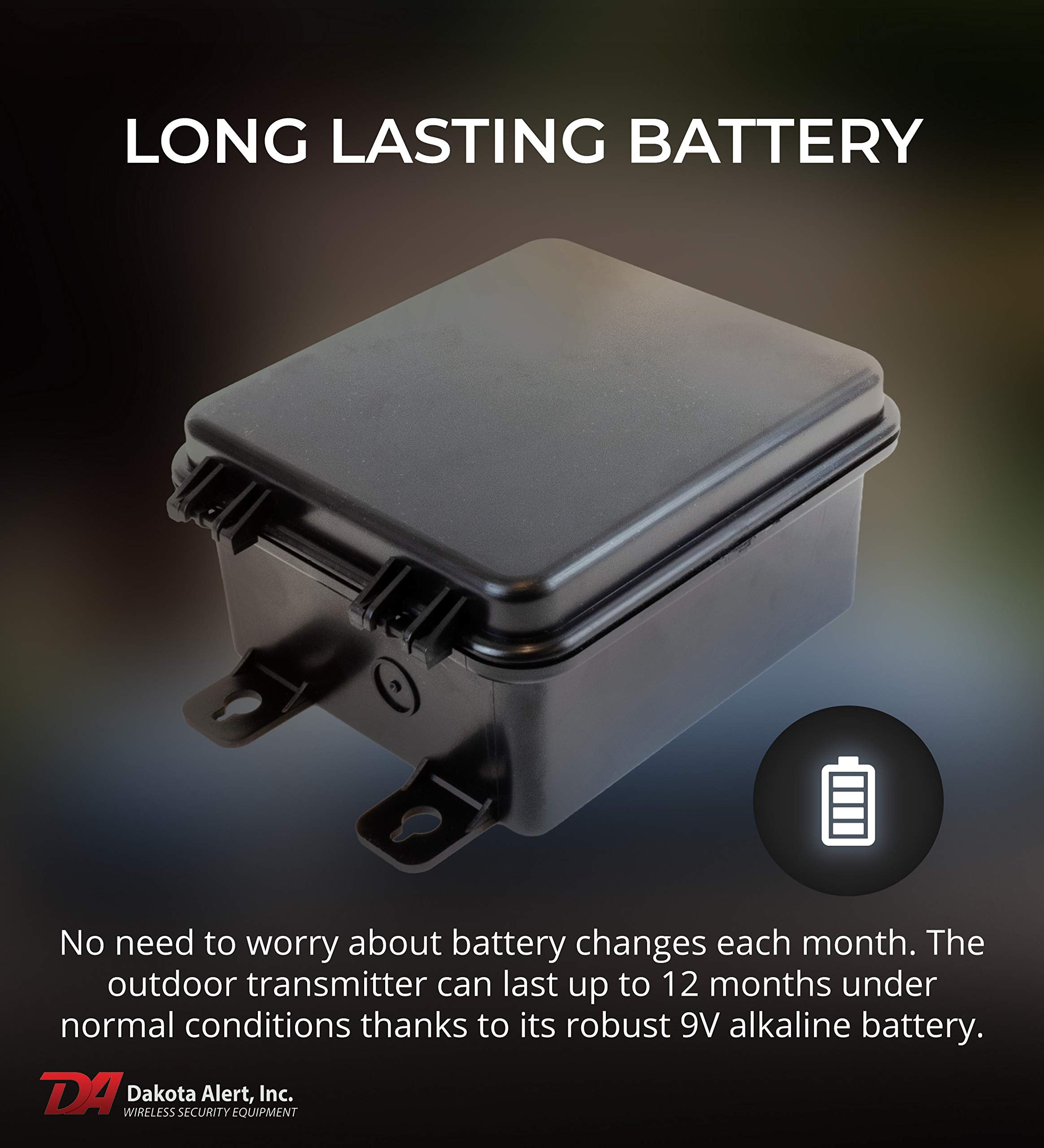 Dakota Alert Driveway Alarm Sensor   Wireless One Mile Dcrh 4K Plus Rubber Hose Driveway Alarm System, Relay Outputs, Re 4K Plus Receiver & Dcht 4000 Transmitter With 25 Ft Rubber Hose Sensor