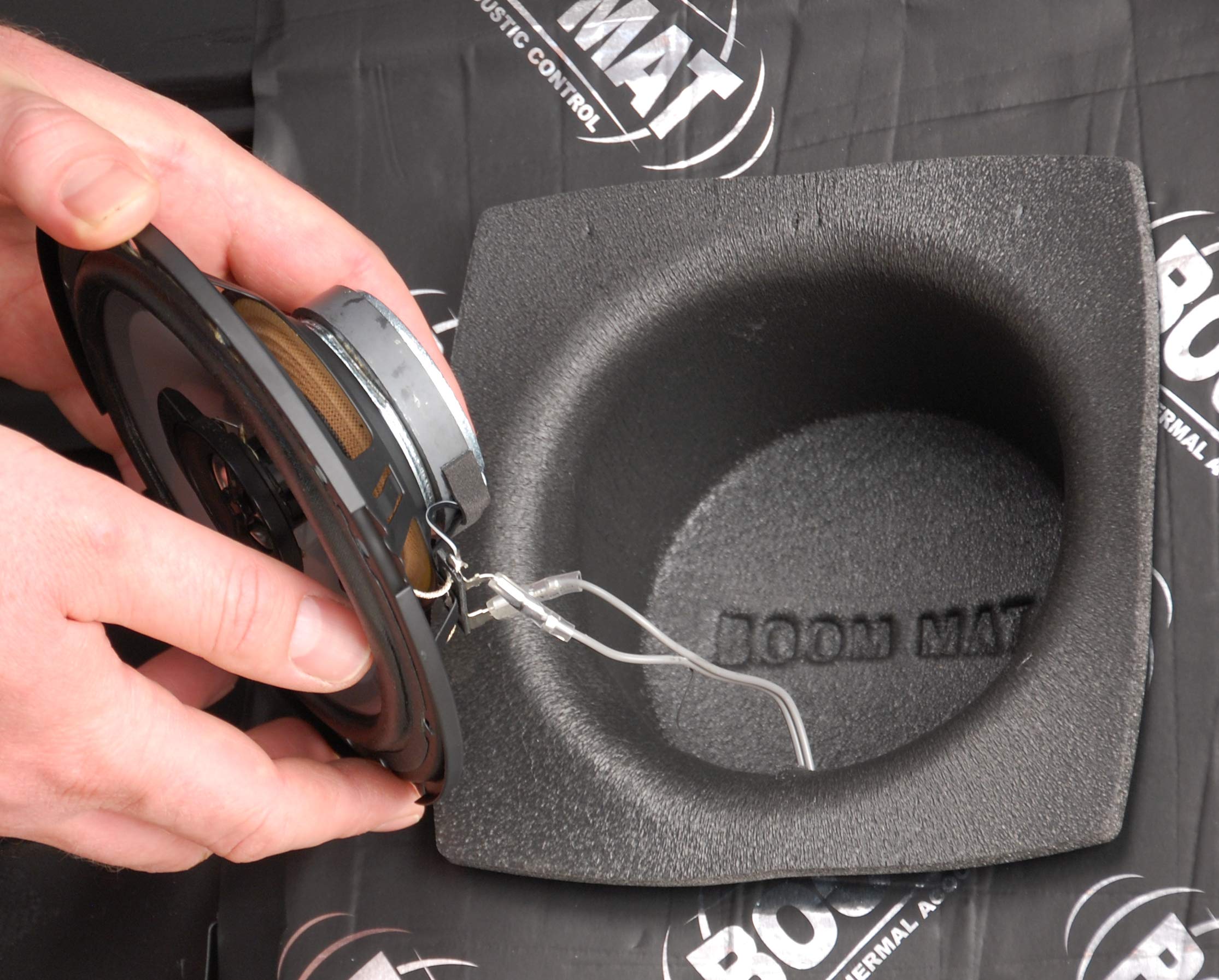 Dei Boom Mat Speaker Baffles 6.5 Round Slim Pack Of 2