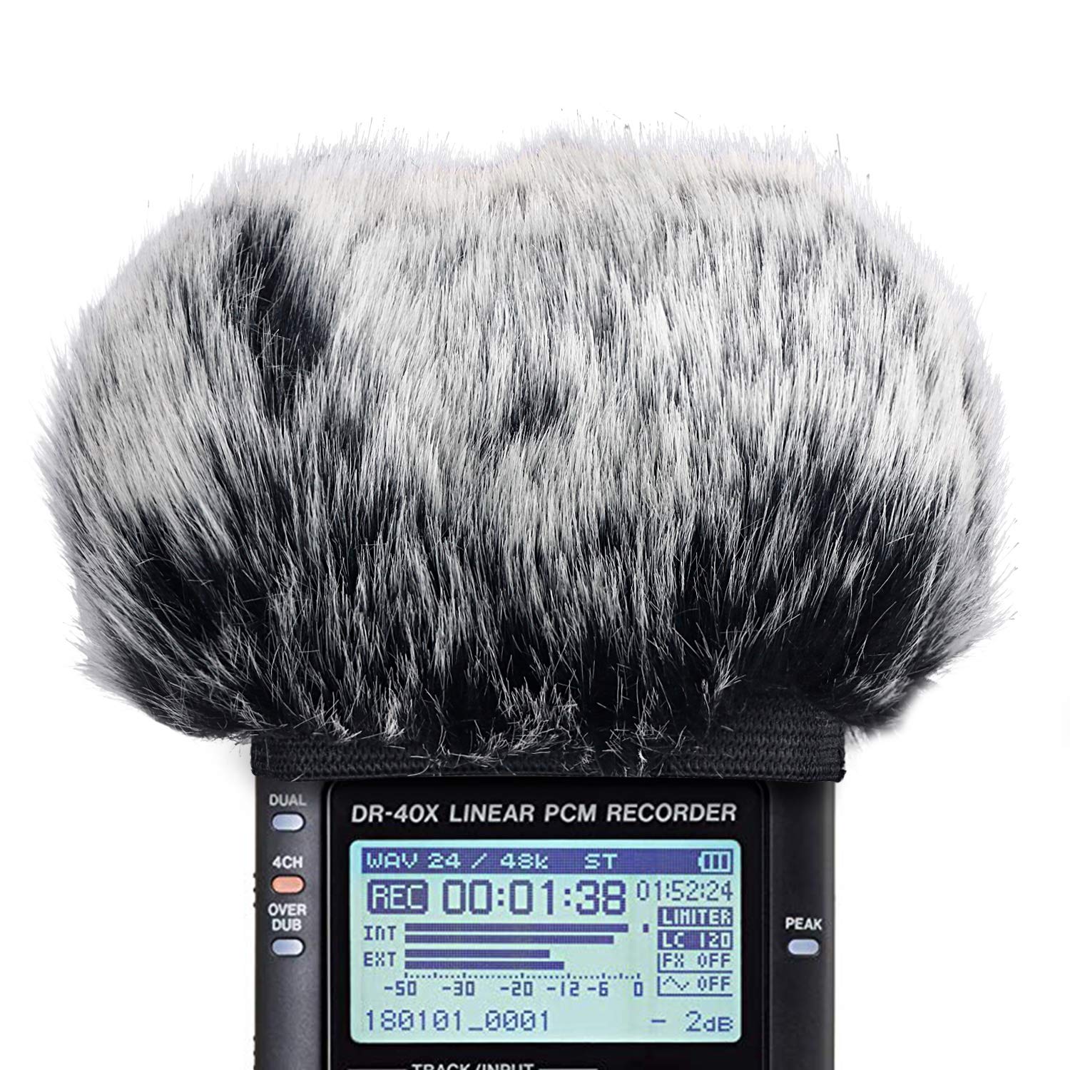 Microphone Windscreen For Tascam Dr 40X Dr40X Mic Recorders,Furry Tascam Windscreen Cover By Sunmon