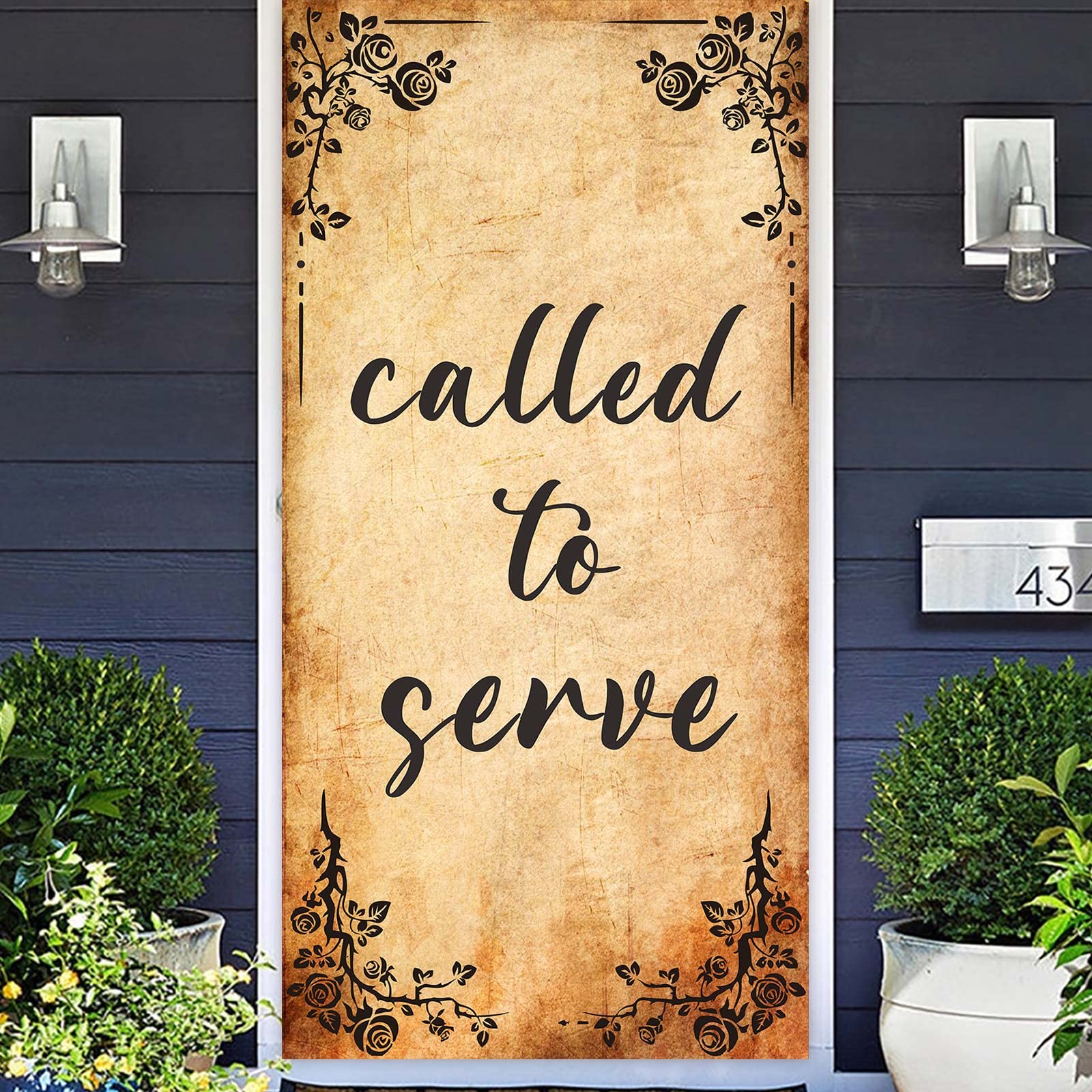 Called To Serve Banner Backdrop Background Black Yellow Lds Missionary Call Mission Call Theme Decor For Mission Farewell Party 