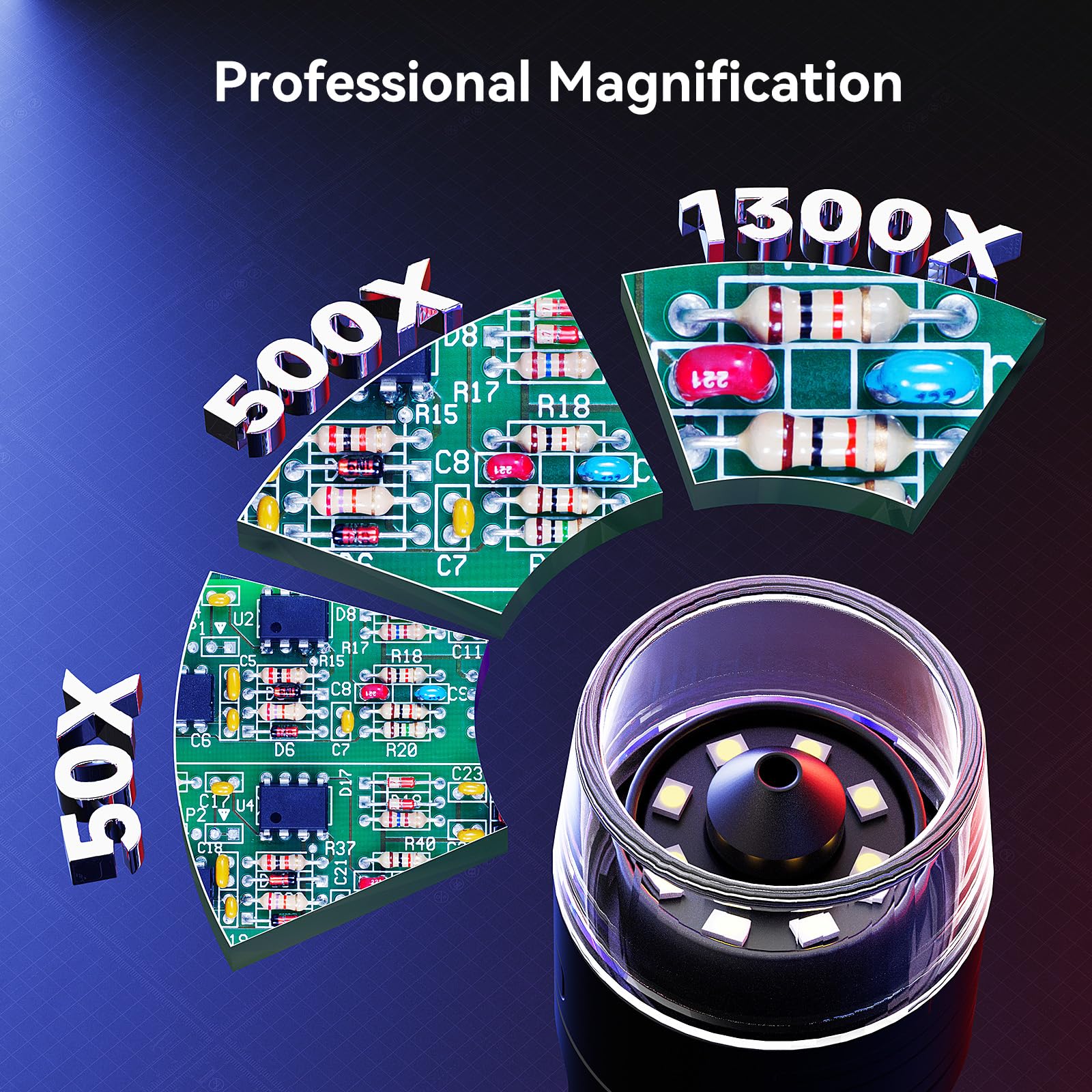 Tomlov Dm702 10.1'' Digital Microscope, Coin Microscope Full View, Usb Coin Magnifier With Light For Error Coins, Adults Solderi