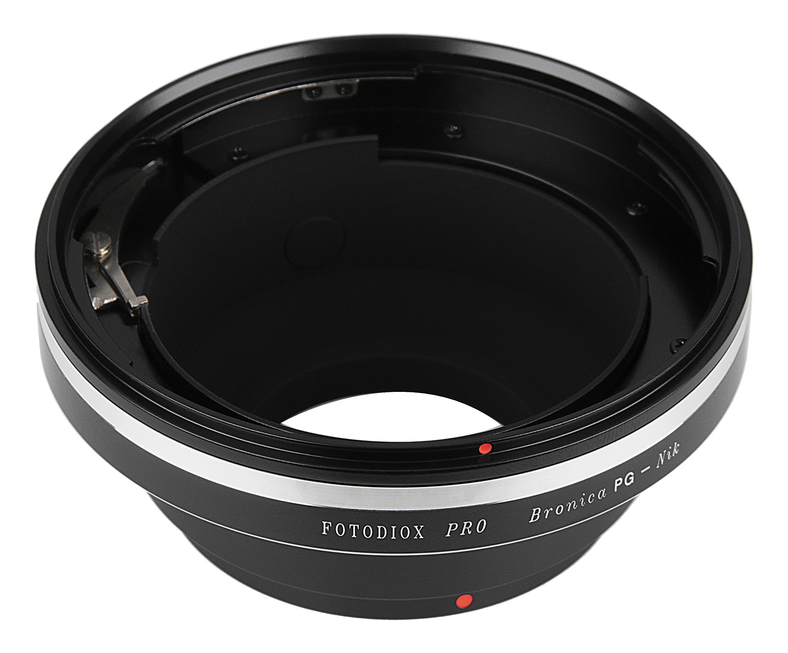 Fotodiox Pro Lens Mount Adapter - Compatible With Bronica Gs (Gs-1) Pg Lens To Nikon F-Mount Dslr Cameras