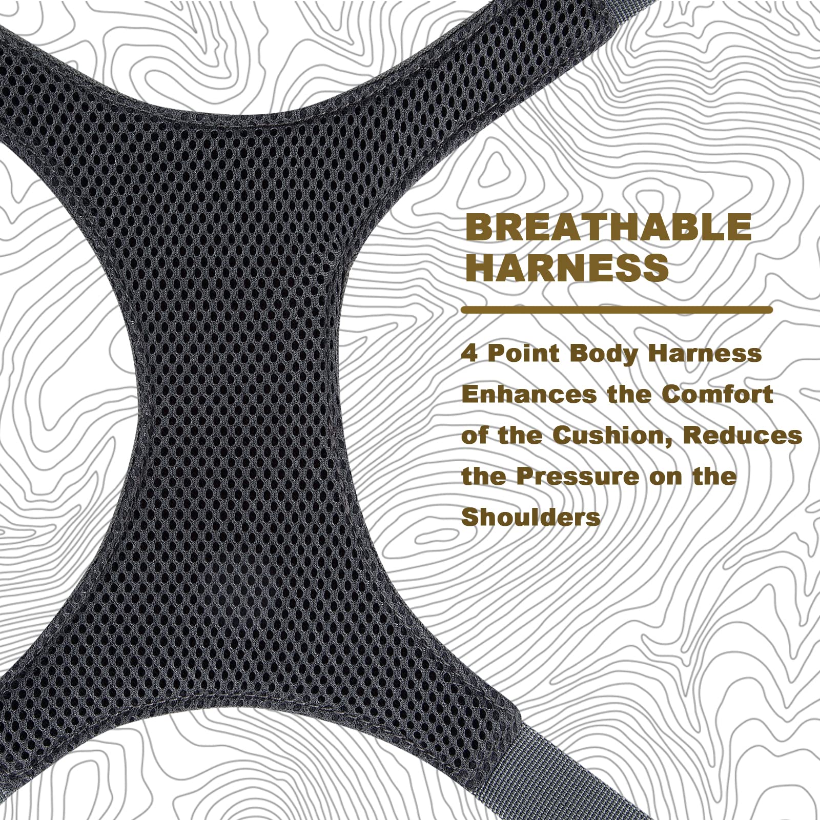 Skiguard Bino Harness With Rangefinder Pouch & Rain Cover, Lightweight Binocular Harness Chest Pack, Harness Binocular Chest Pac