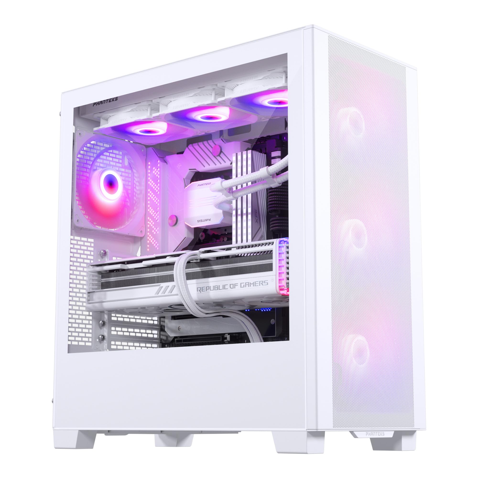 Phanteks Xt Pro Ultra, Mid Tower Gaming Chassis, 4X M25 140 Fans Included, High Airflow Performance Mesh, Tempered Glass Window,
