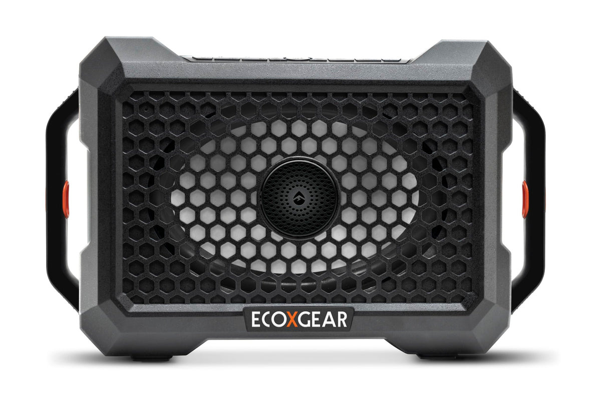 Ecoxgear Defender: Outdoor Portable Bluetooth Speaker, 121Db Massive Sound, Waterproof And Drop Proof, With Led Party Lights, Pair Up To 100, 25+ Hours Playtime (Black Oak)