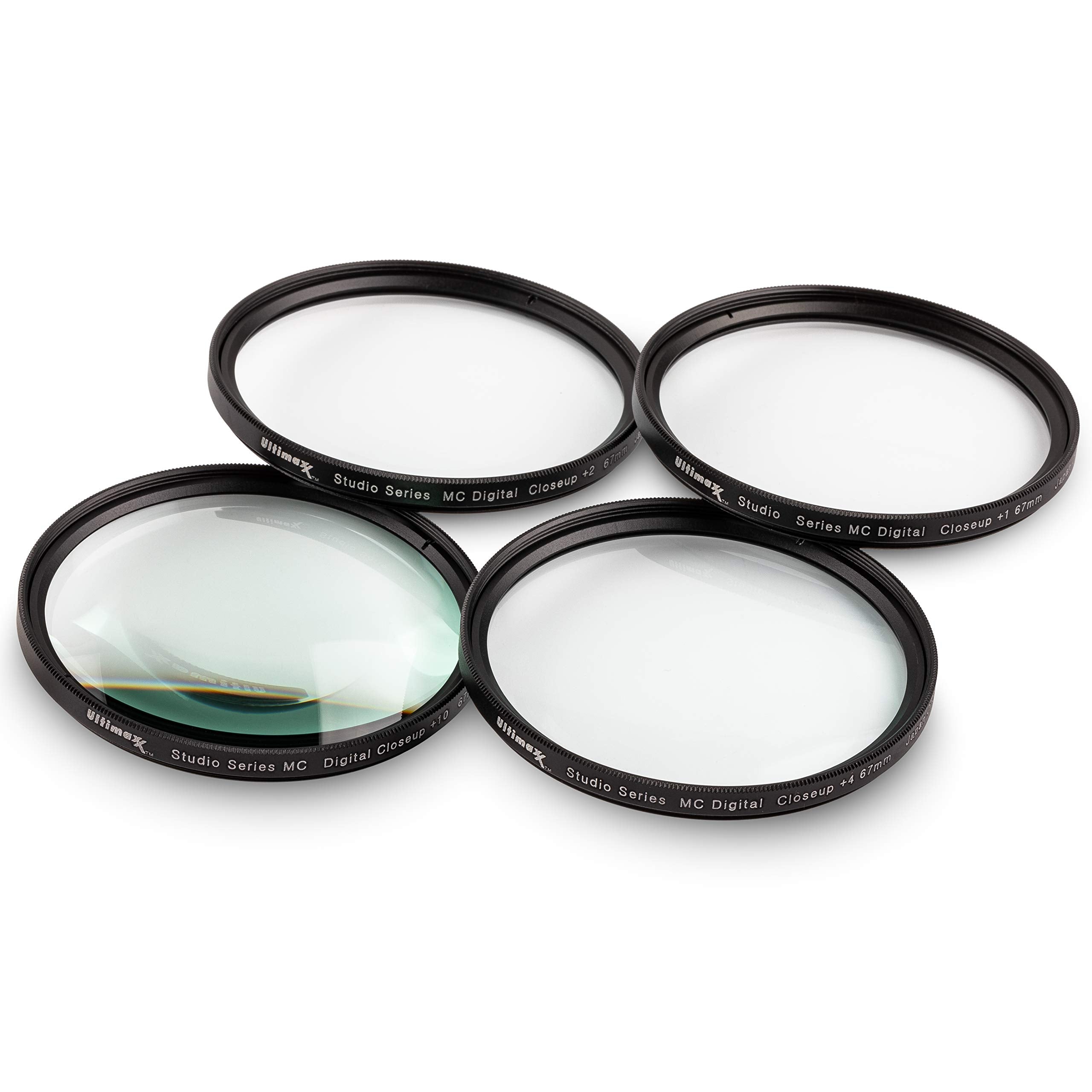 46Mm Ultimaxx Professional Four Piece Hd Macro Close Up Filter Kit (1, 2, 4, 10 Diopter Filters) For Camera Lens With 46Mm Filte