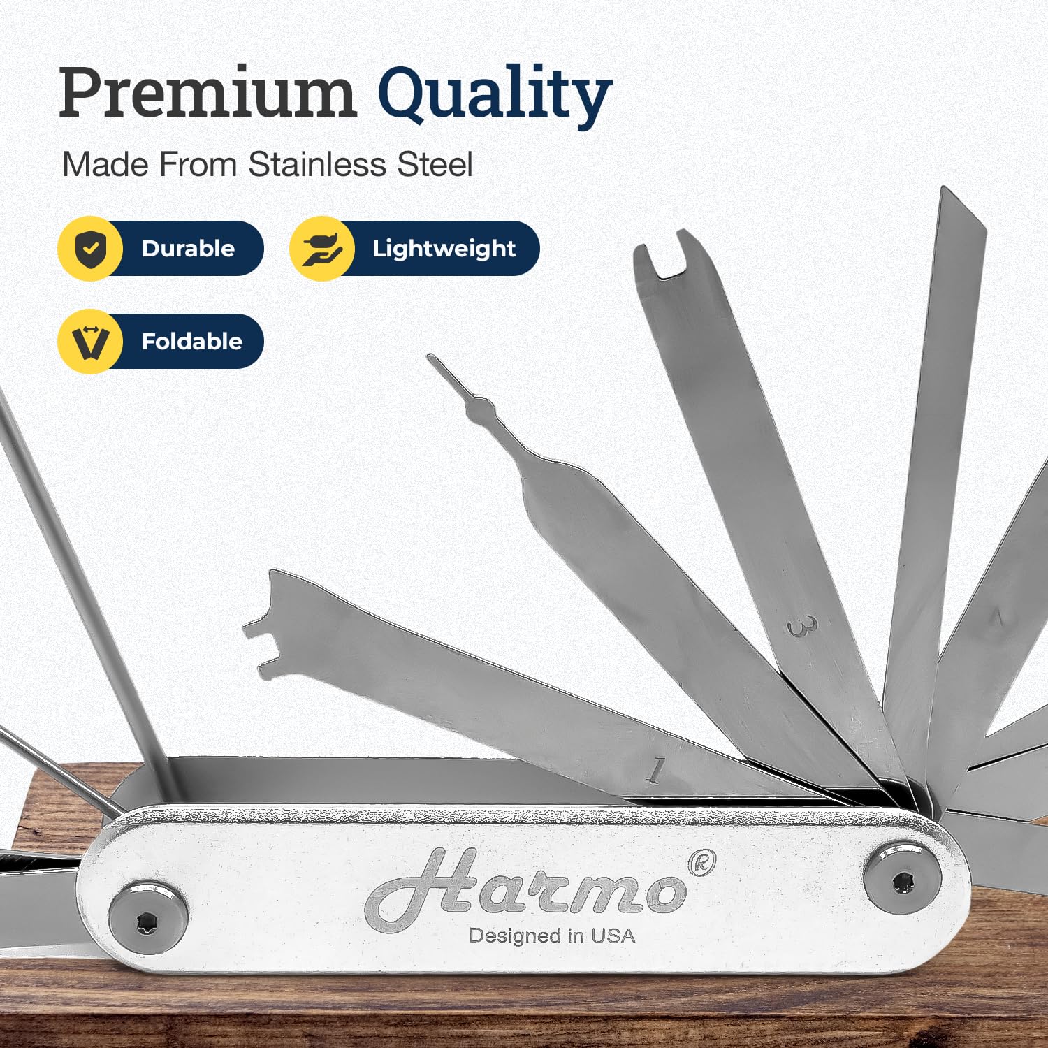 Harmonica 12 In 1 Repair Tool Kit By Harmo   4 1/2 X 7/8 X 5/8 Inch Pocket Tool Set For Harmonica Service & Maintenance, Suited