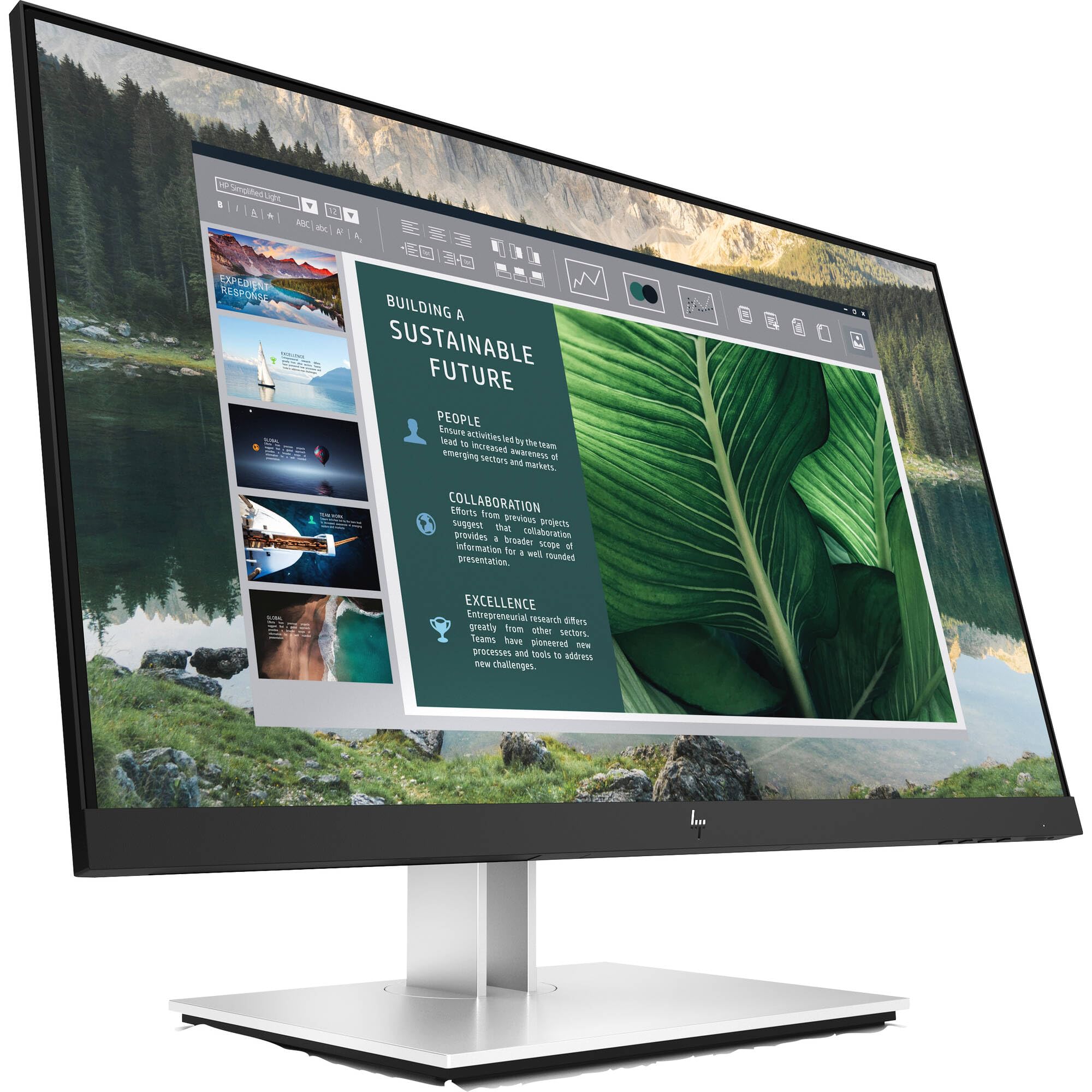 Hp 24 E24U G4 Fhd Usb-C Monitor W/5Ms Response Time, Anti-Glare, Flicker Free, Vesa Mount (100Mm), Display Port & Dockztorm Usb